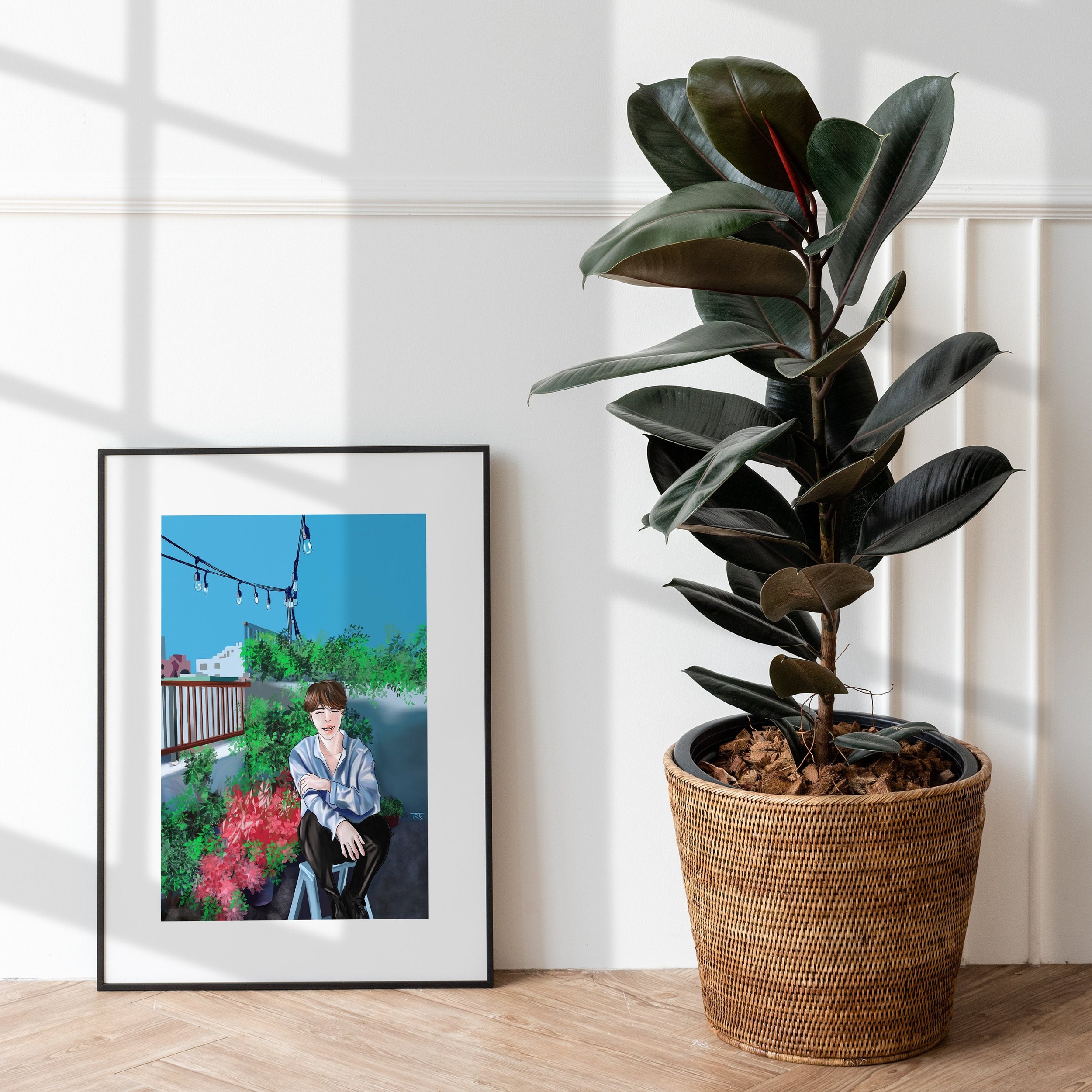 BTS Jimin Artprint (Large) (Size: 8x10in) | BTS | BTS Fanart | Kpop | Bts artprint