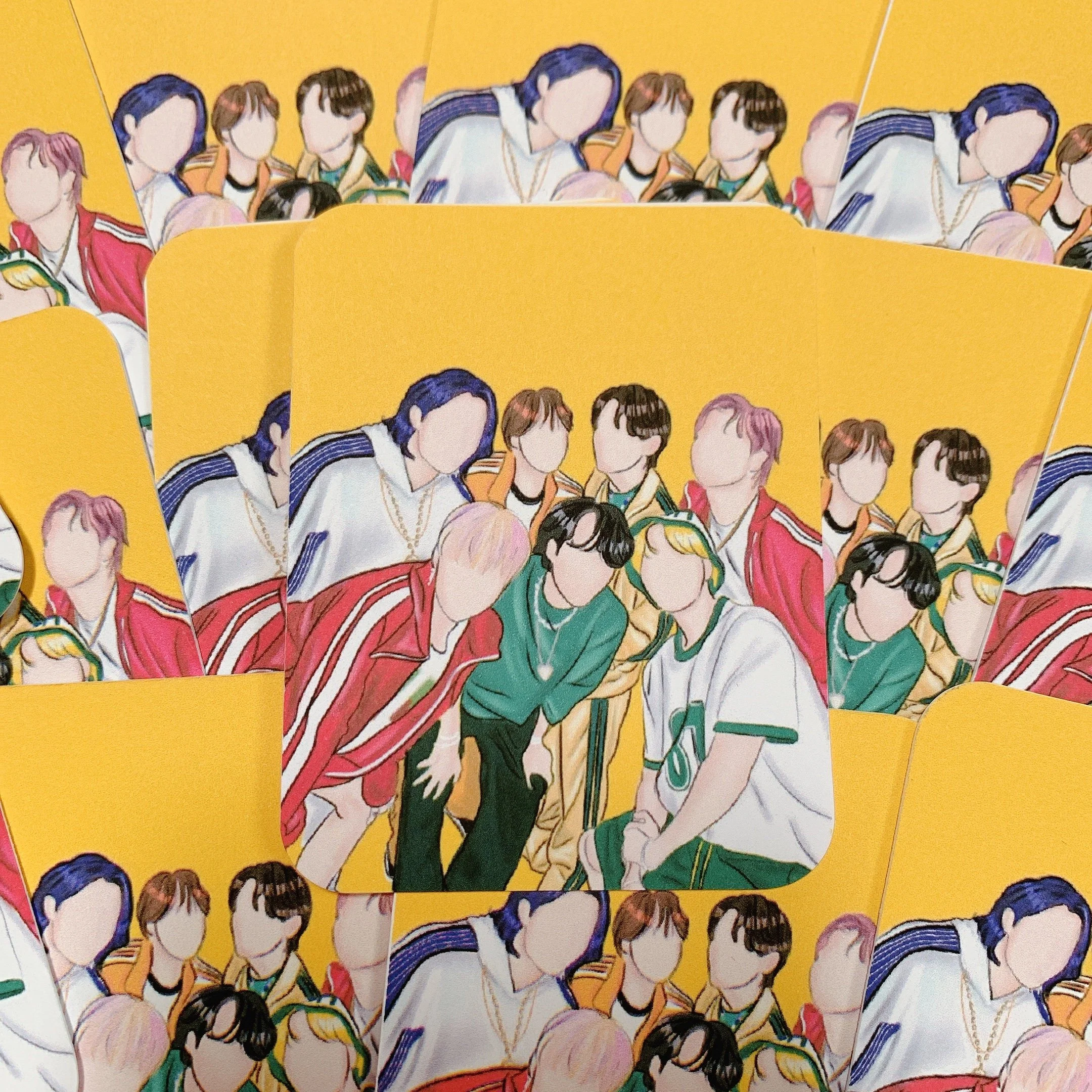 BTS Butter Group Tracksuit Mini Artprints | BTS, BTS Stationary, Namjoon, Seokjin, Yoongi, Hoseok, Jhope, Taehyung, Jimin, Jungkook