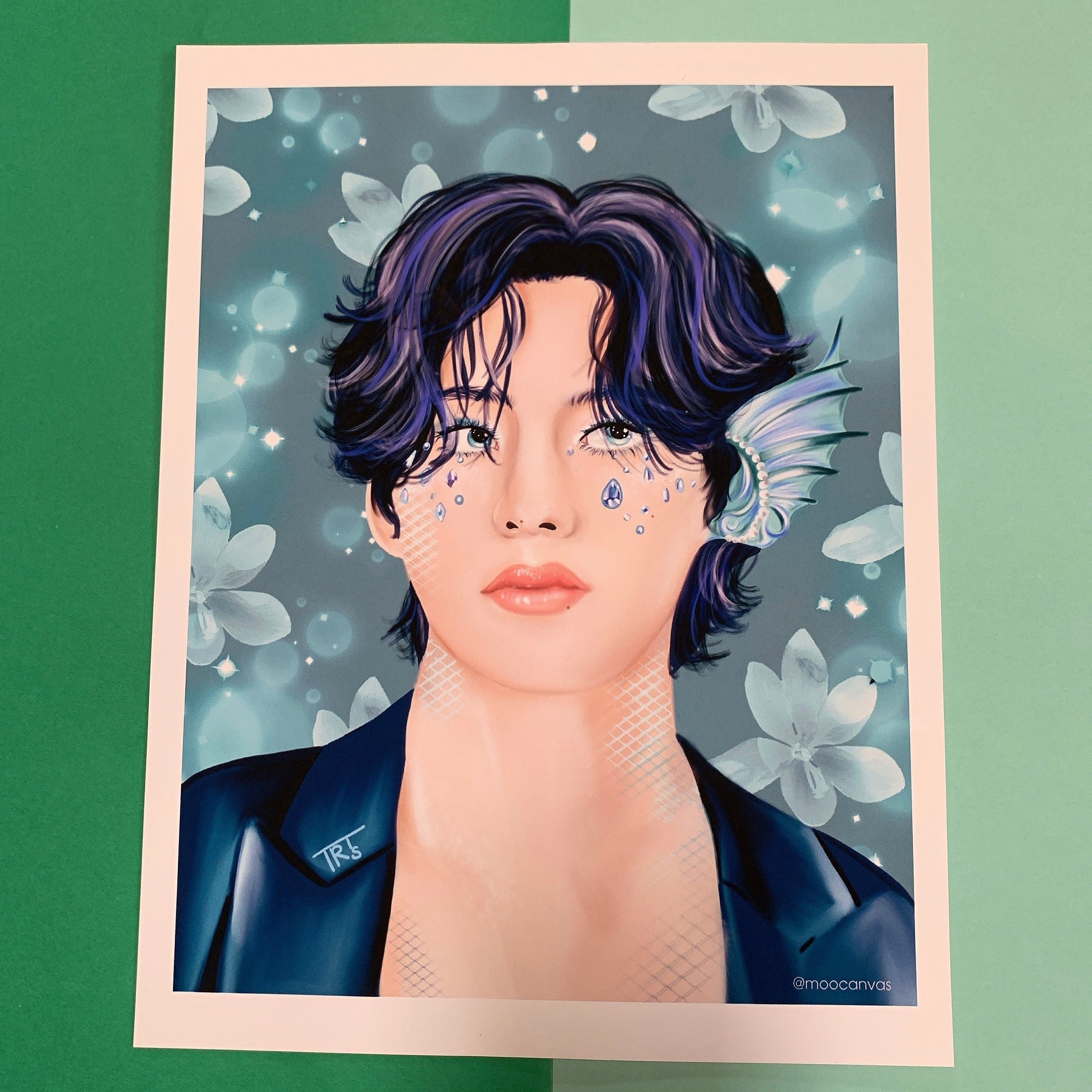 BTS Taehyung V Mots Concept Book Artprint | BTS, BTS Stationary, Namjoon, Seokjin, Yoongi, Hoseok, Jhope, Taehyung, Jimin, Jungkook