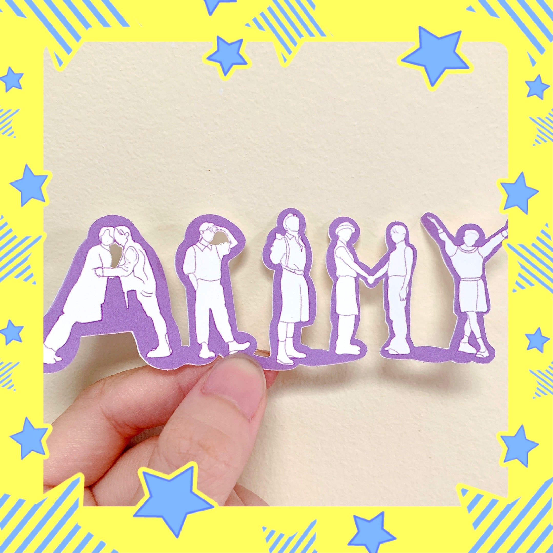 BTS Butter Army Sticker| BTS Stickers | Kpop Stickers | BTS