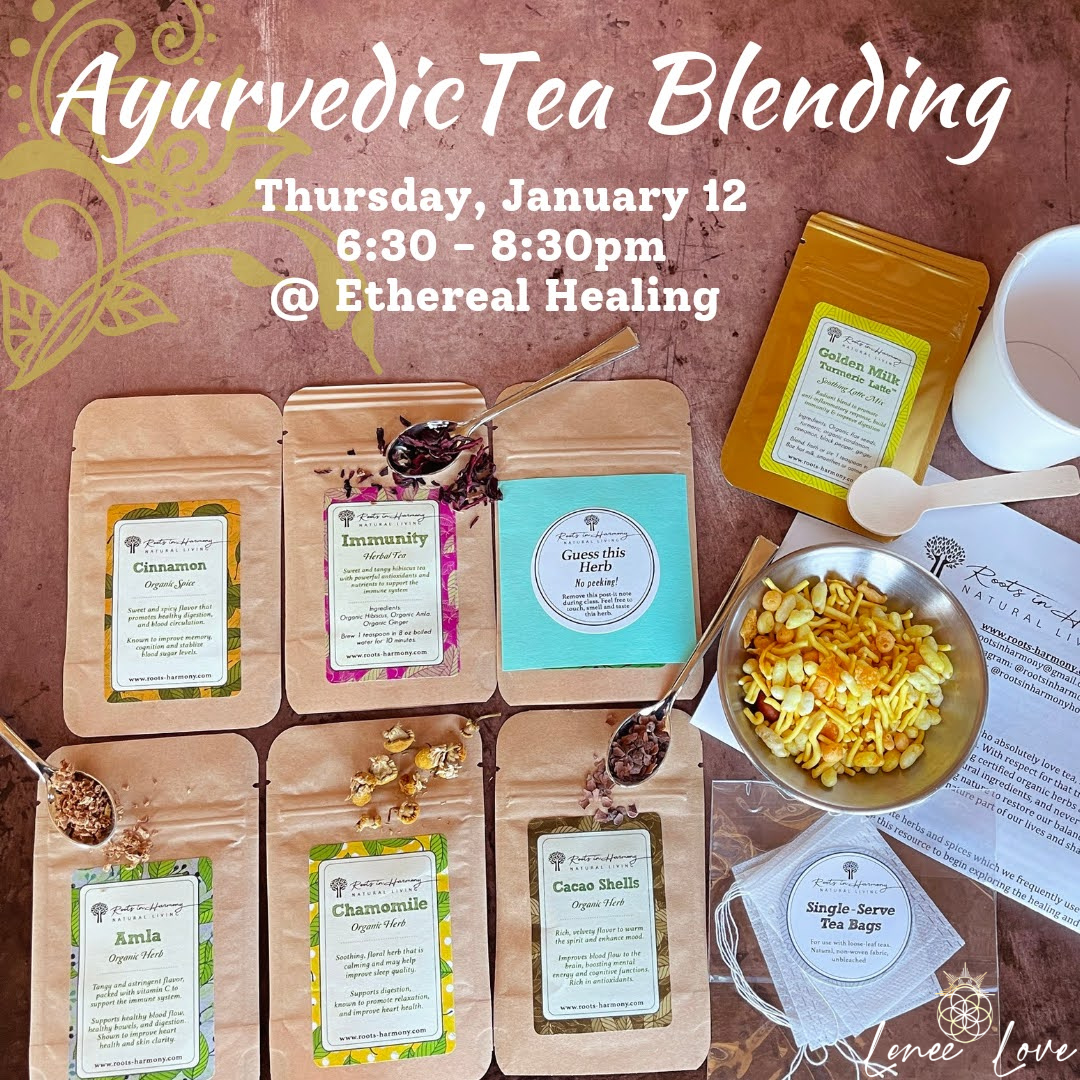January 2023 SIP&SET - Intention Setting & Ayurveda Tea Workshop