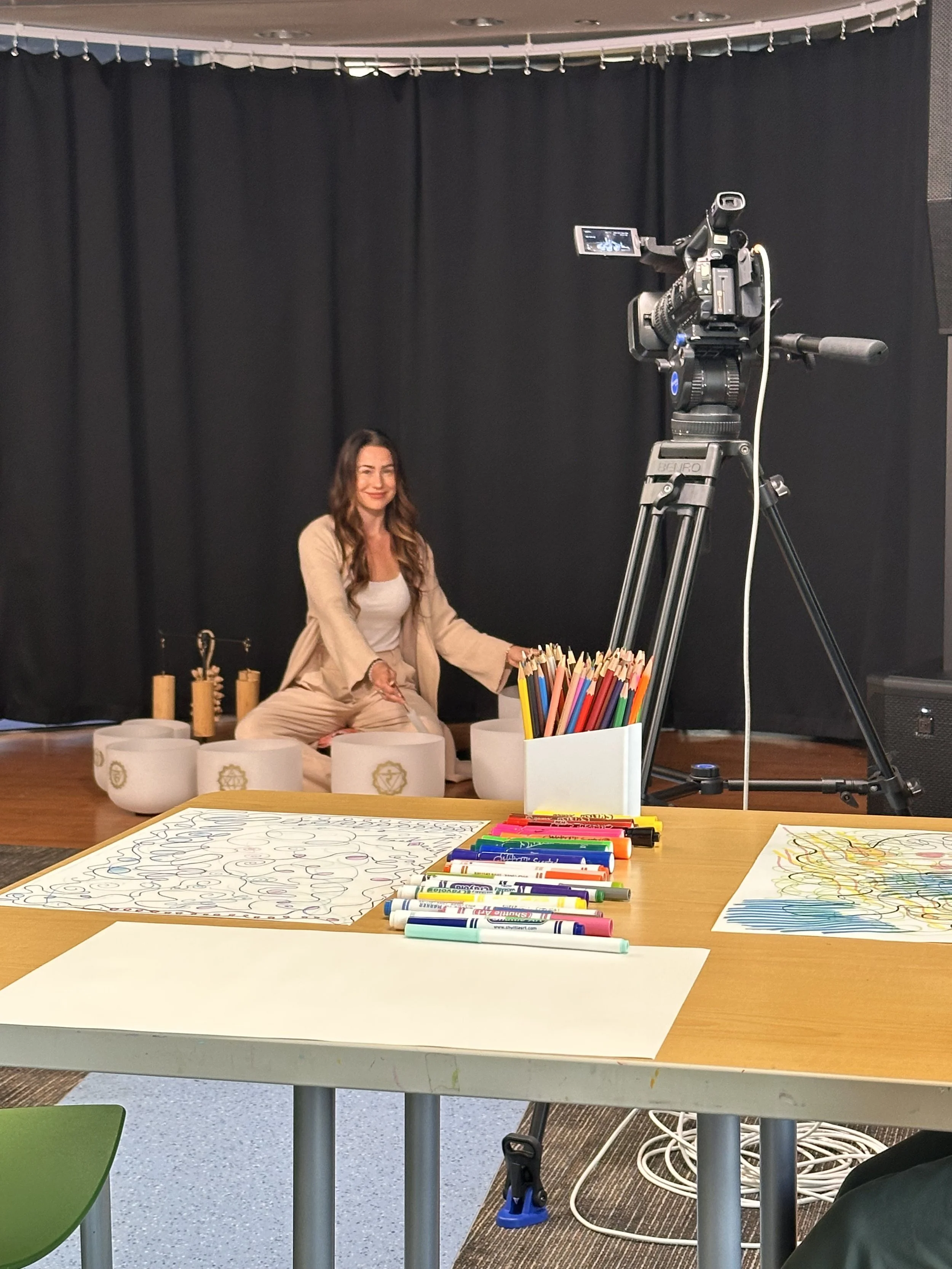 Wellness day sound healing, meditation, art therapy texas childrens hospital