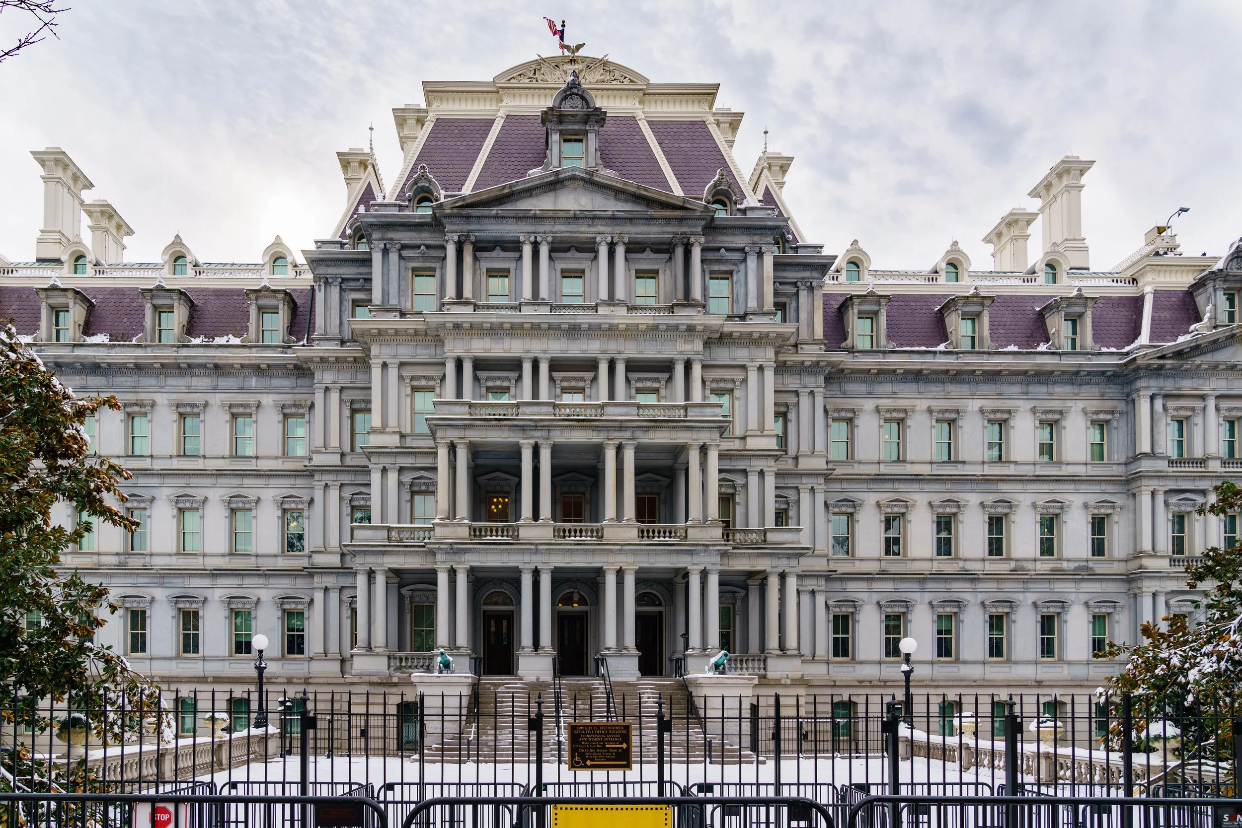 The Eisenhower Executive Office Building downtown D.C..