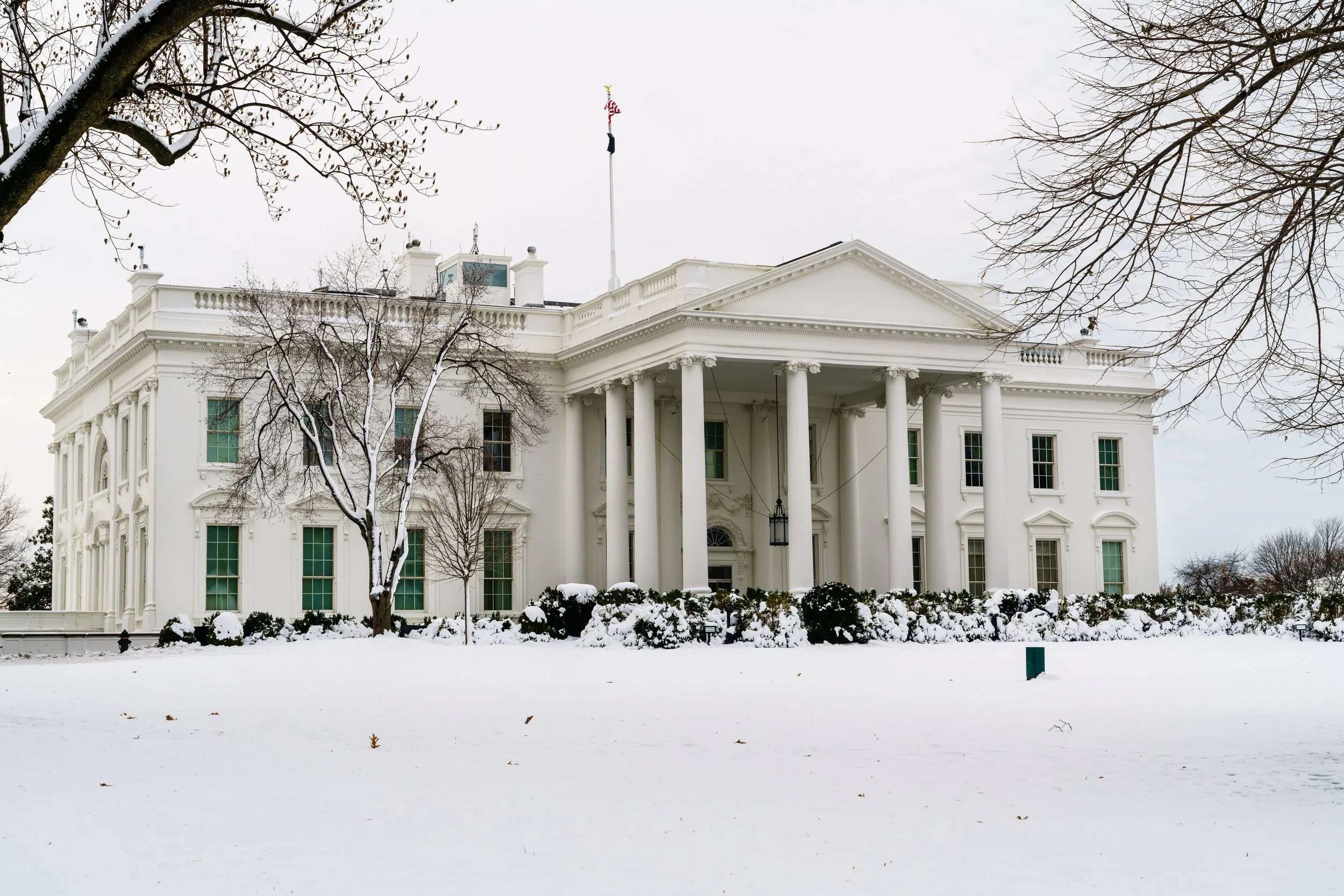 The White House side profile.