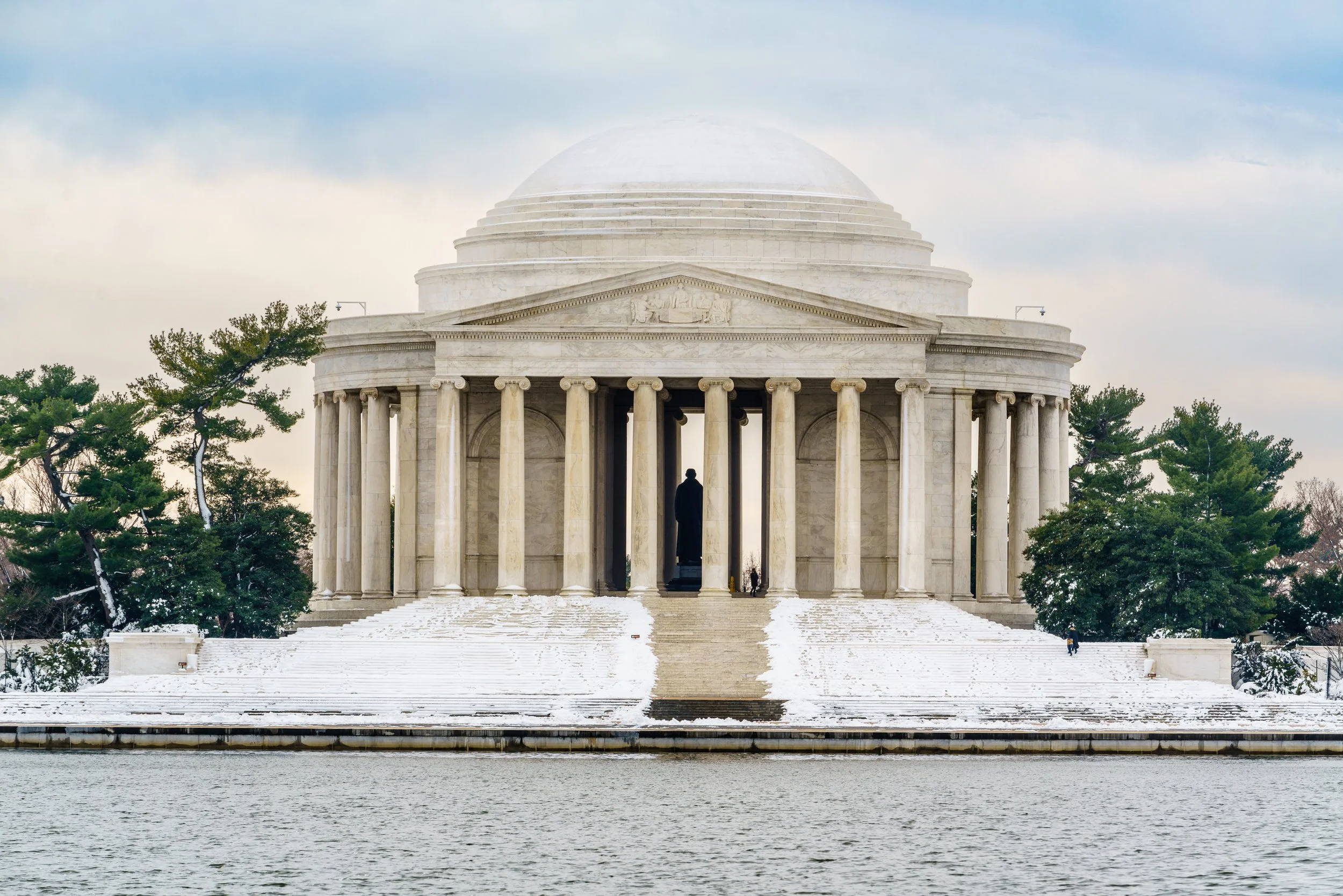 The Thomas Jefferson monument.