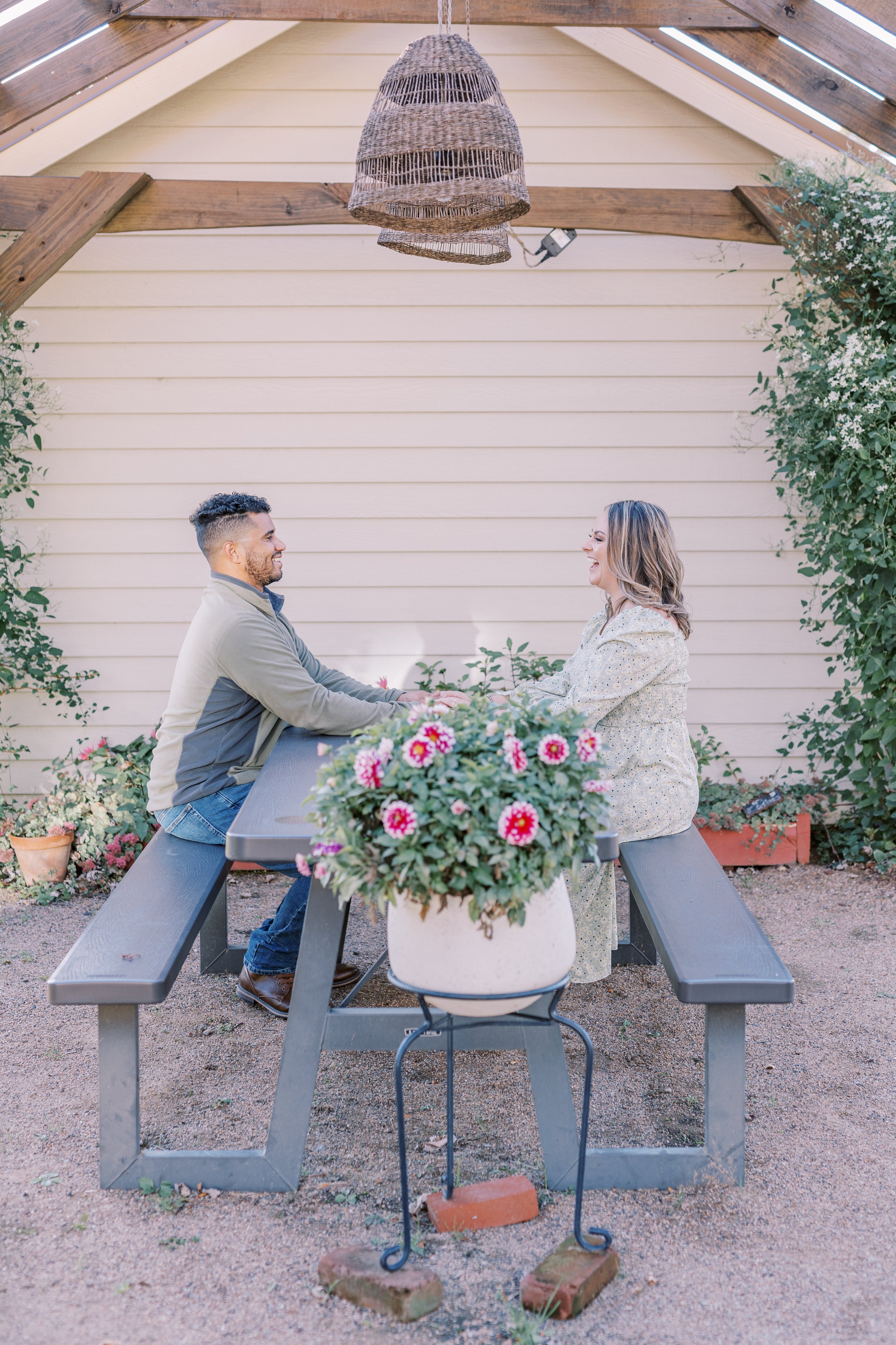 Ashley and Devin's Engagement Shoot at The Farm Bakery