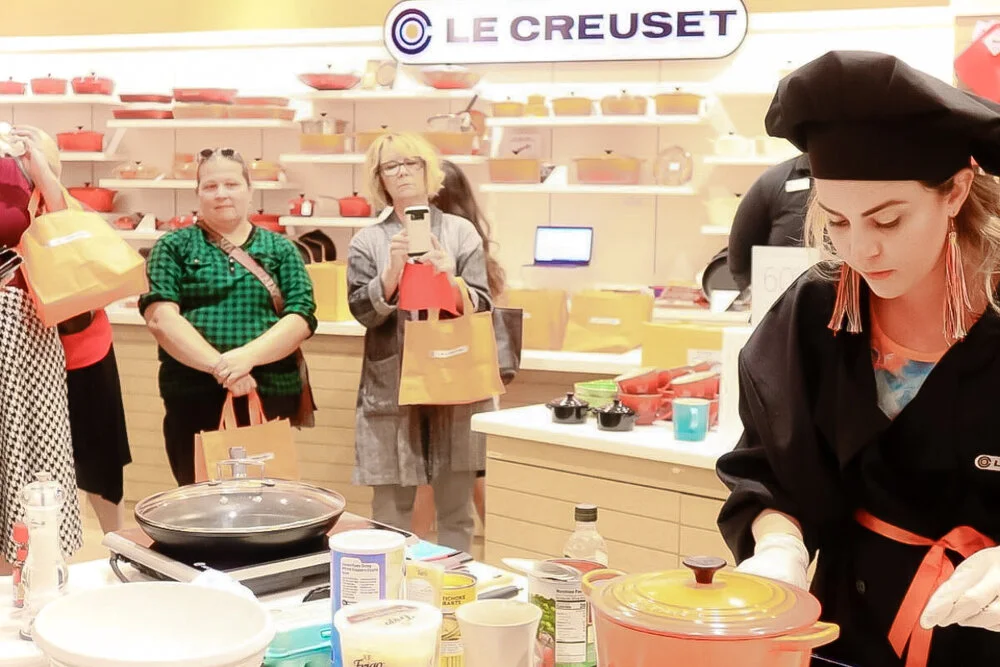 Le Creuset cooking event with Amanda