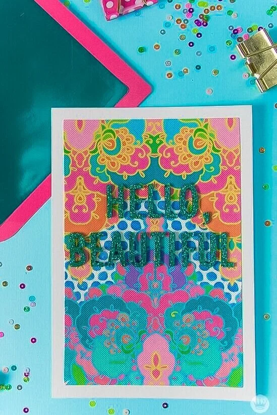 Hallmark Signature card designed by Amanda Perna
