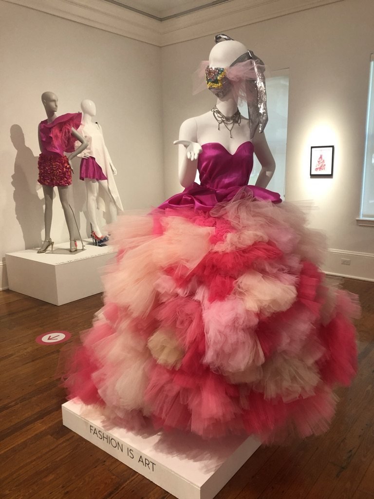 Pink tulle ball gown by Amanda Perna on the Fashion Is Art platform