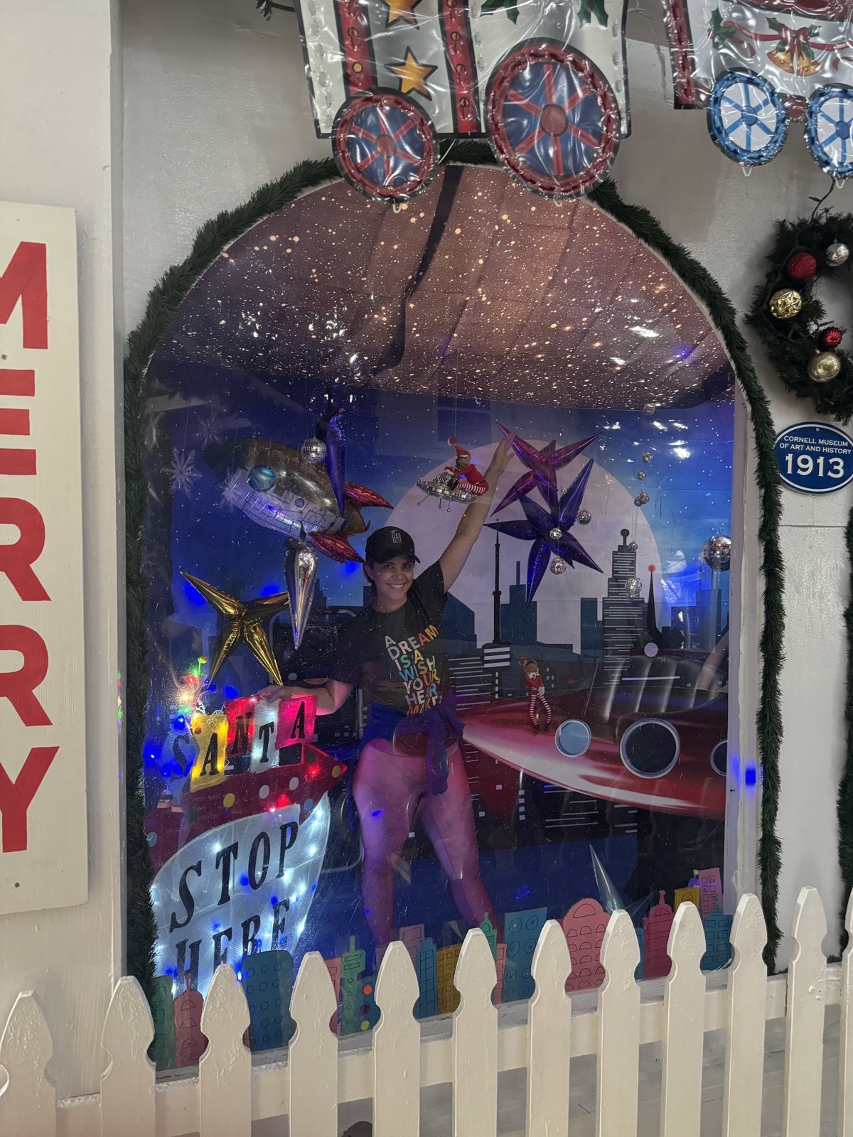 Christmas of Tomorrow house by Amanda Perna inside the 100-foot tree