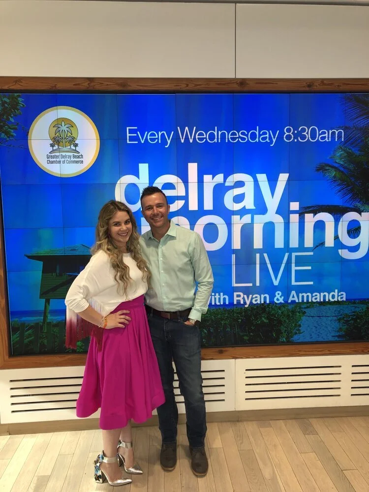 Amanda hosting Delray Morning Live