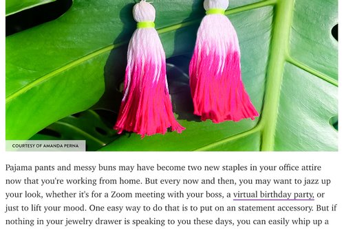 Woman's Day collaboration with Amanda Perna