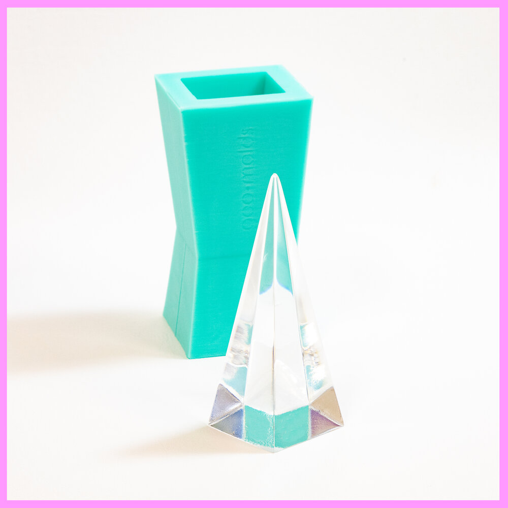 Cone Ring Holder Resin Mold Pyramid Mold Resin Pyramid Molds for