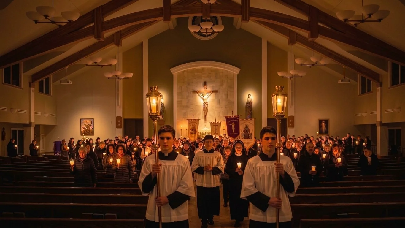 Candlelight Procession and Transitus