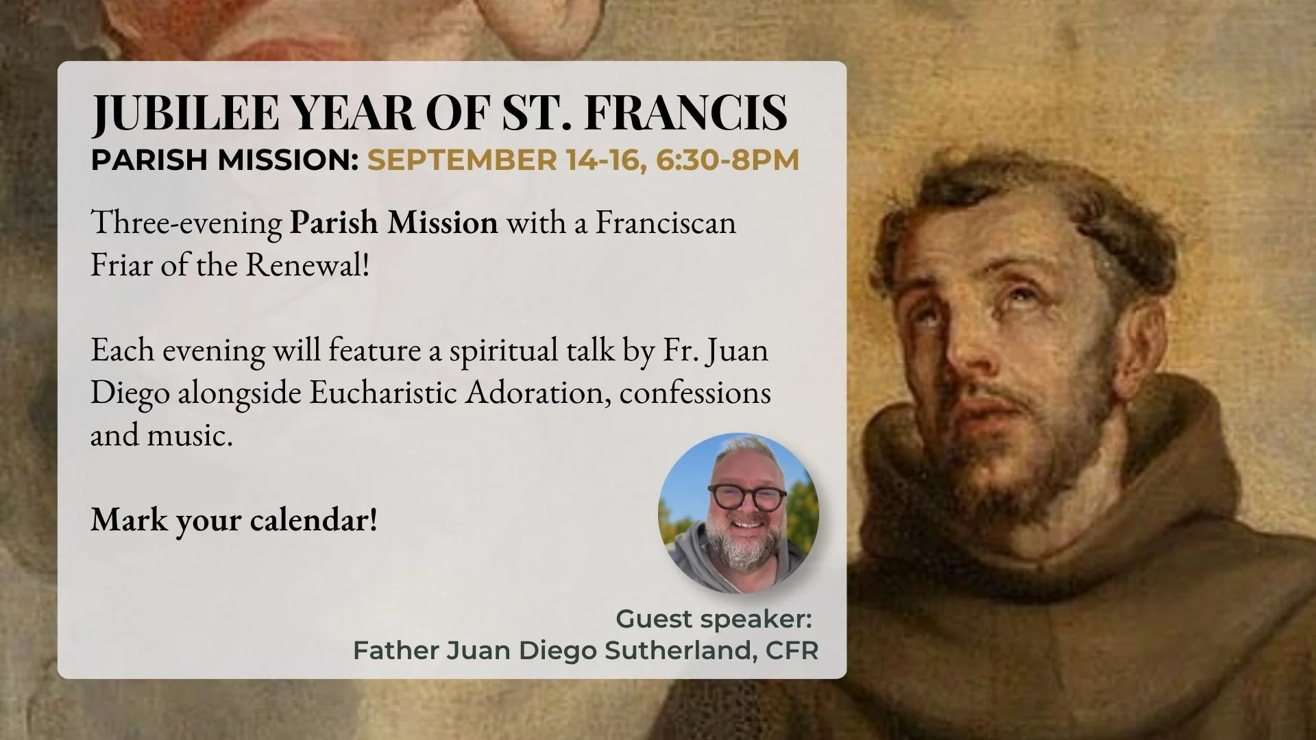 St. Francis Jubilee: Parish Mission