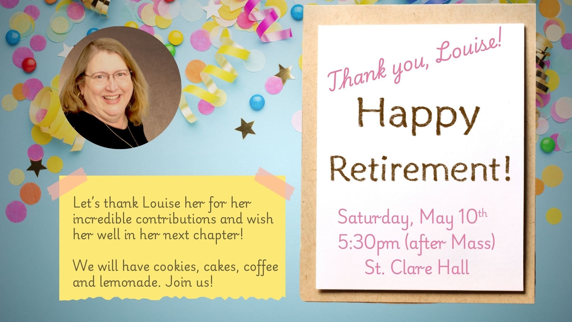 Louise Retirement Party