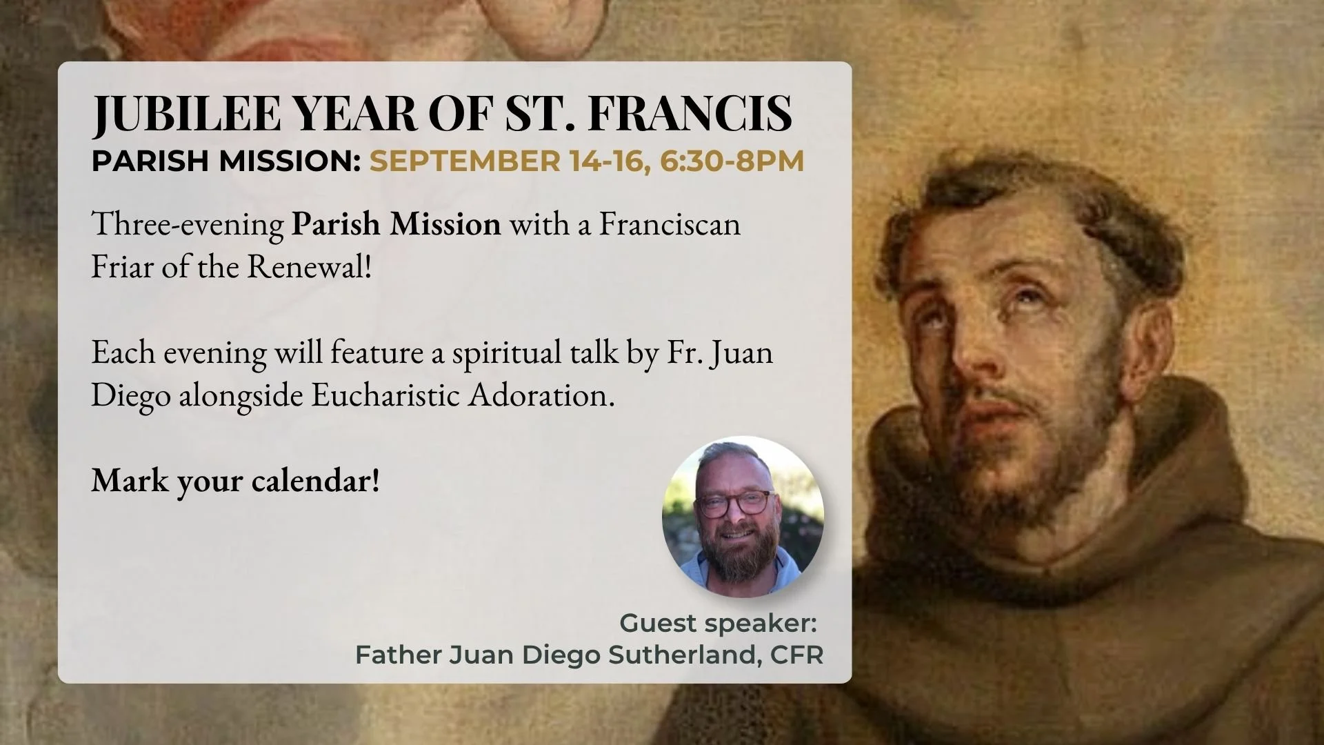 St. Francis Jubilee: Parish Mission