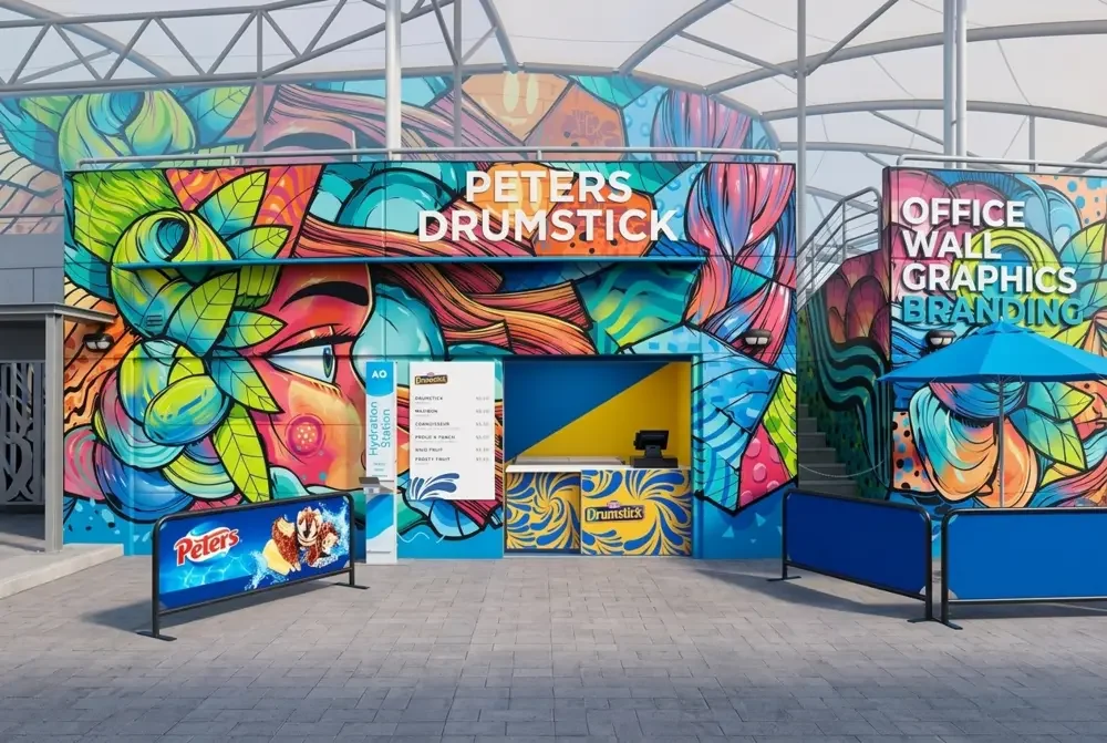Transforming Workspaces: Why Office Wall Graphics are Essential for Branding