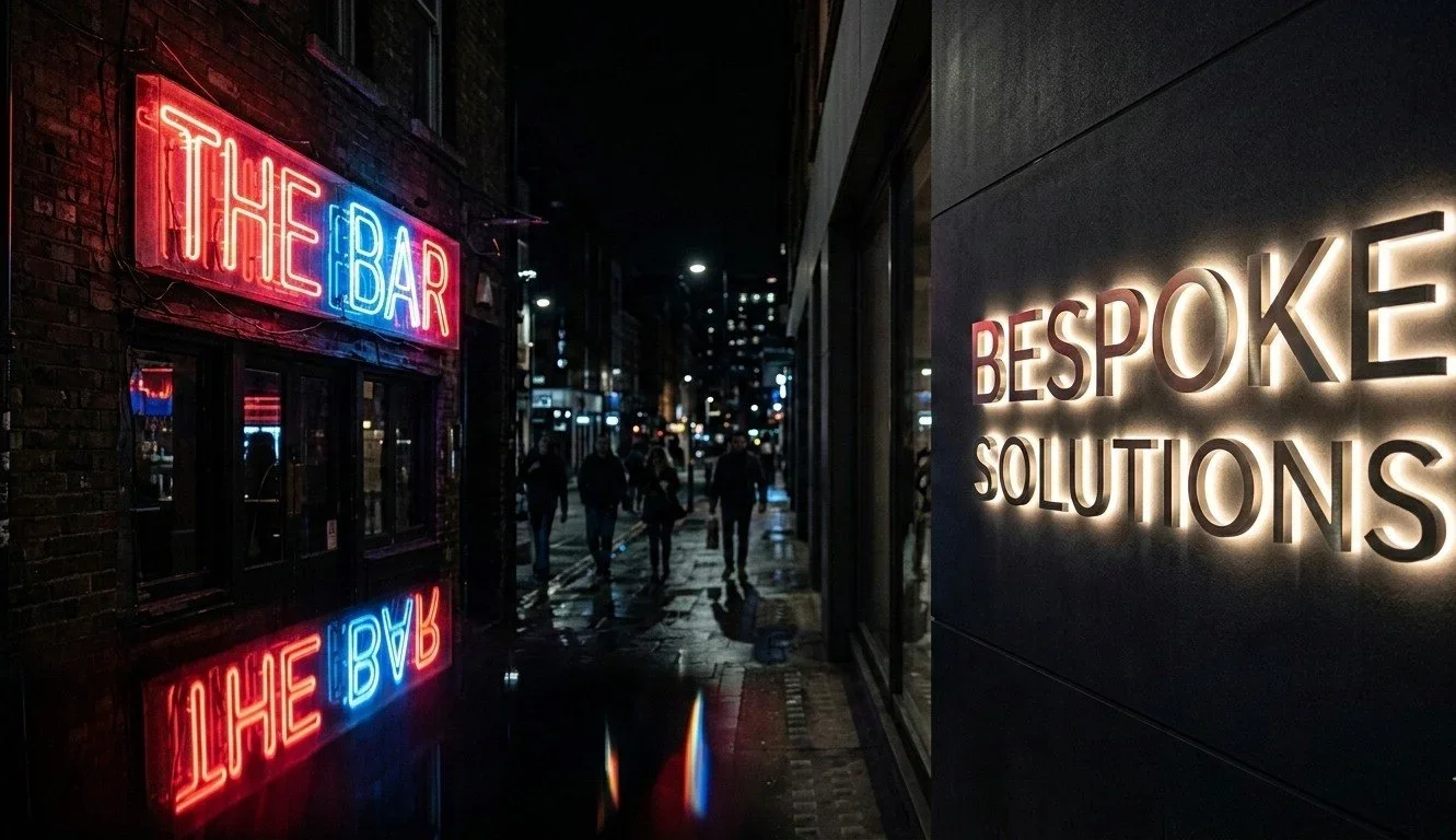 Illuminated Signs for Restaurants and Cafes: What Works Best at Night
