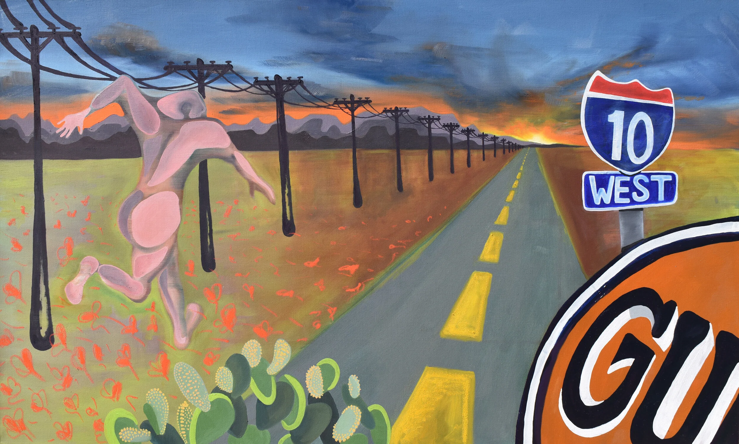 "10 West" 36"x60" Oil on Canvas