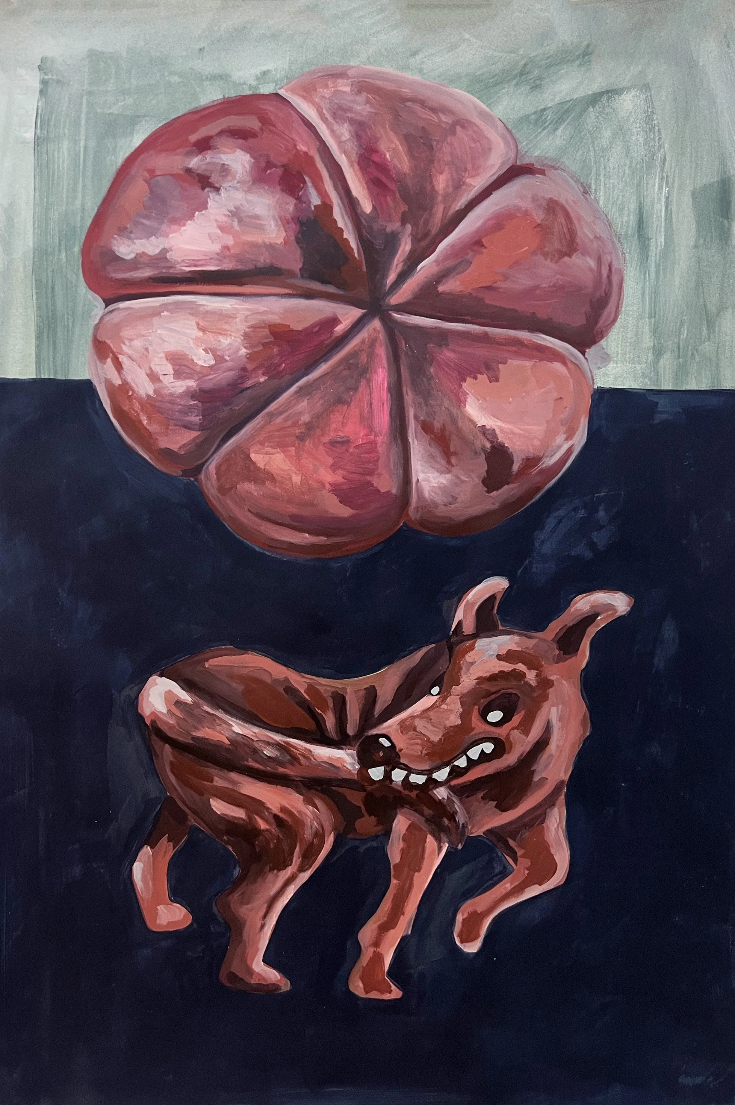 "Ham 3" 48"x36" Acrylic on Paper