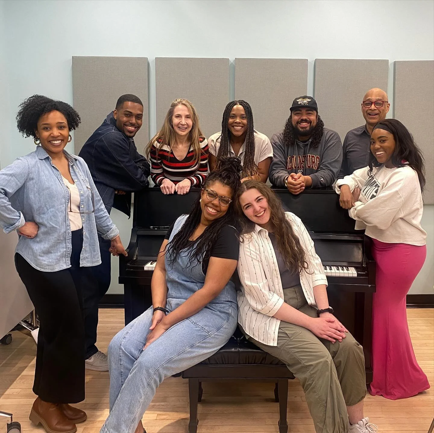 Spent the last few days in a room with these beautiful people, workshopping our new Rom-com musical: HOW TO NOT DROWN 🌊☀️🙏🏾. 

'A time was had' is the under-est understatement there ever was!! 

So grateful for alllll of you! 💕
On to re-writes!!!
