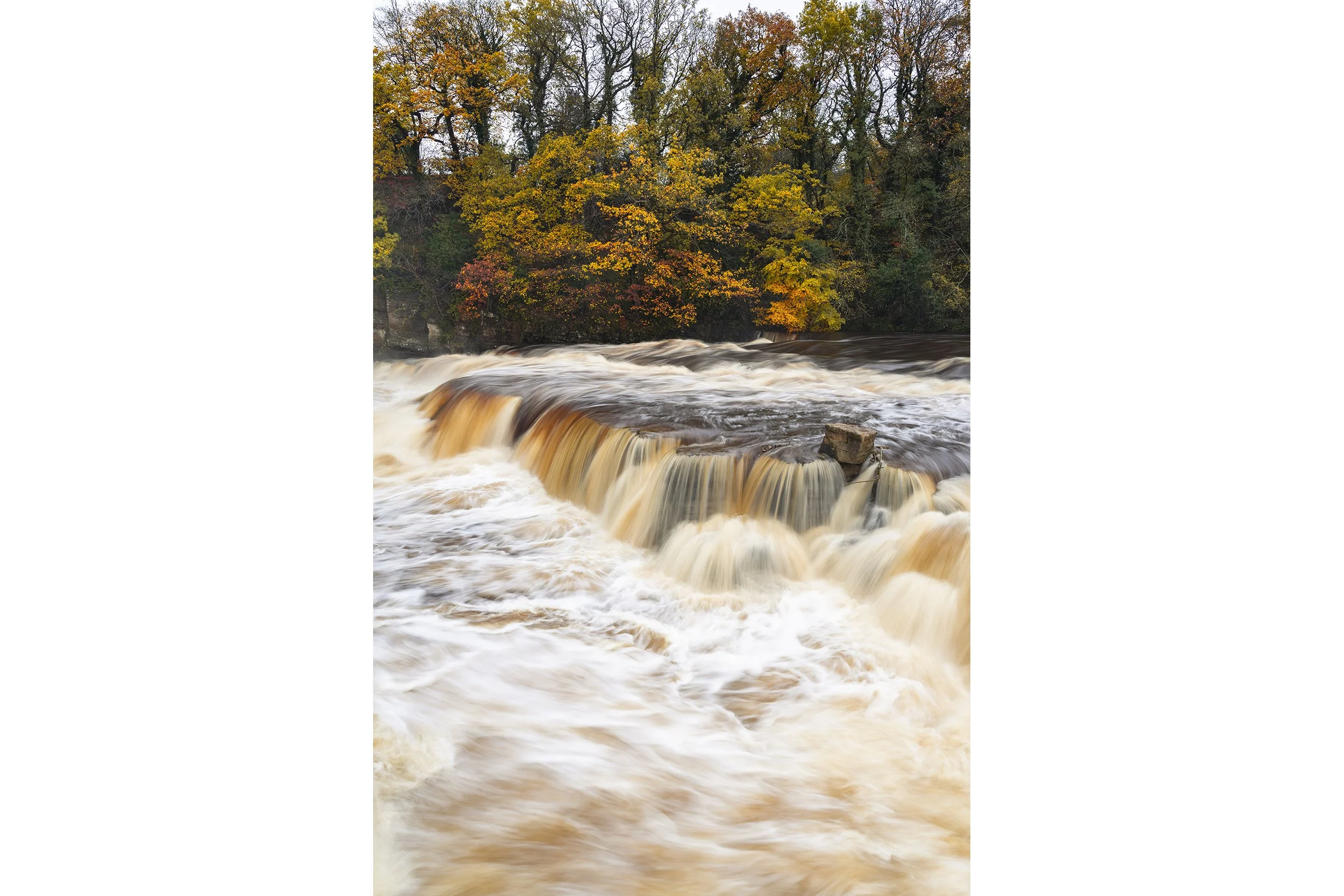 Richmond Waterfall - High Water Flood/Spate - Yorkshire Falls