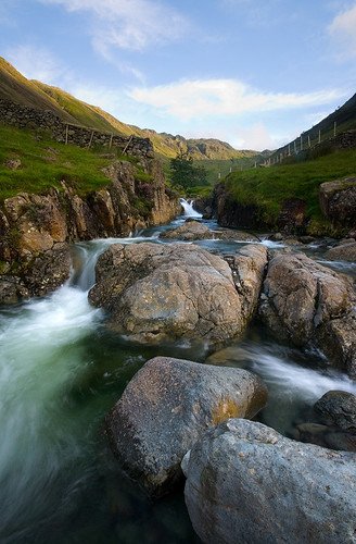 Upper Borrowdale Valley from Stockley Bridge