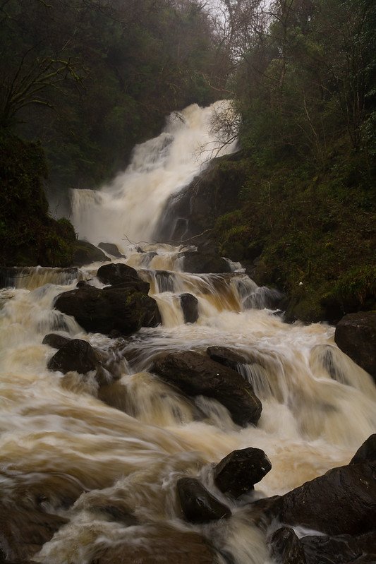 Torc Waterfall after heavy rain (Killarney) (Ring of Kerry)