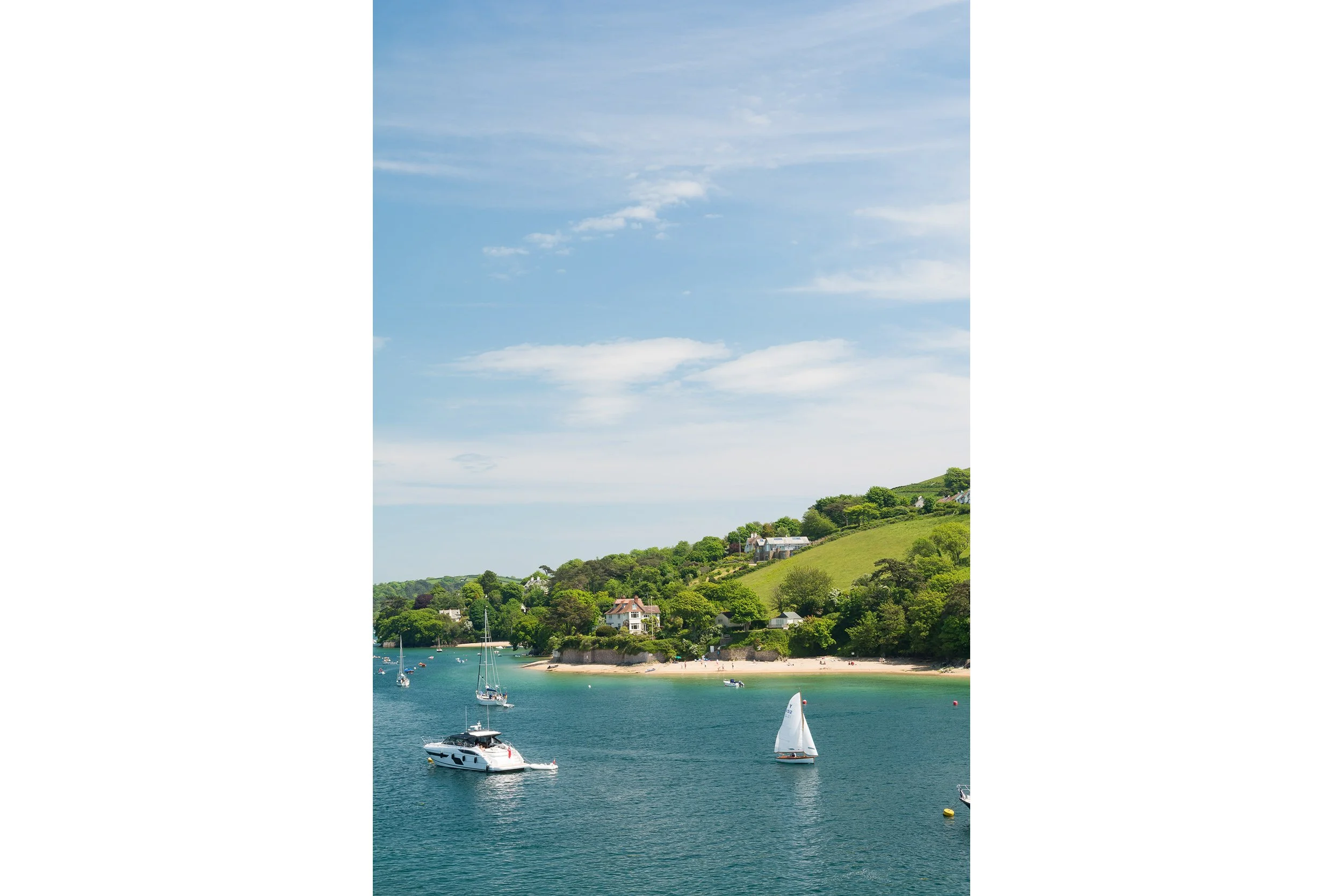 Portrait of Salcombe Estuary - Devon, UK