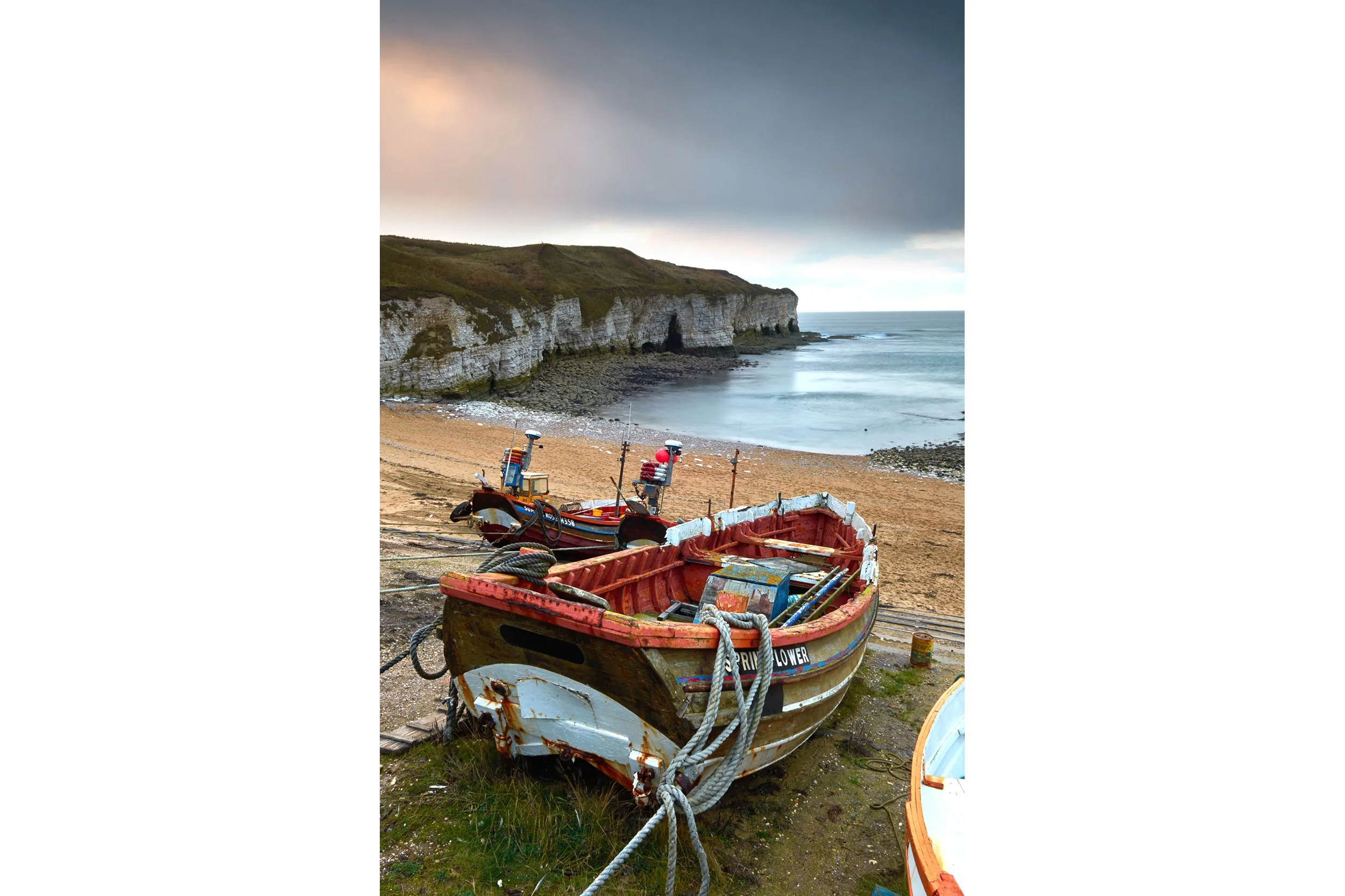 North Landing Fishing Boats - Flamborough Head - Yorkshire, UK