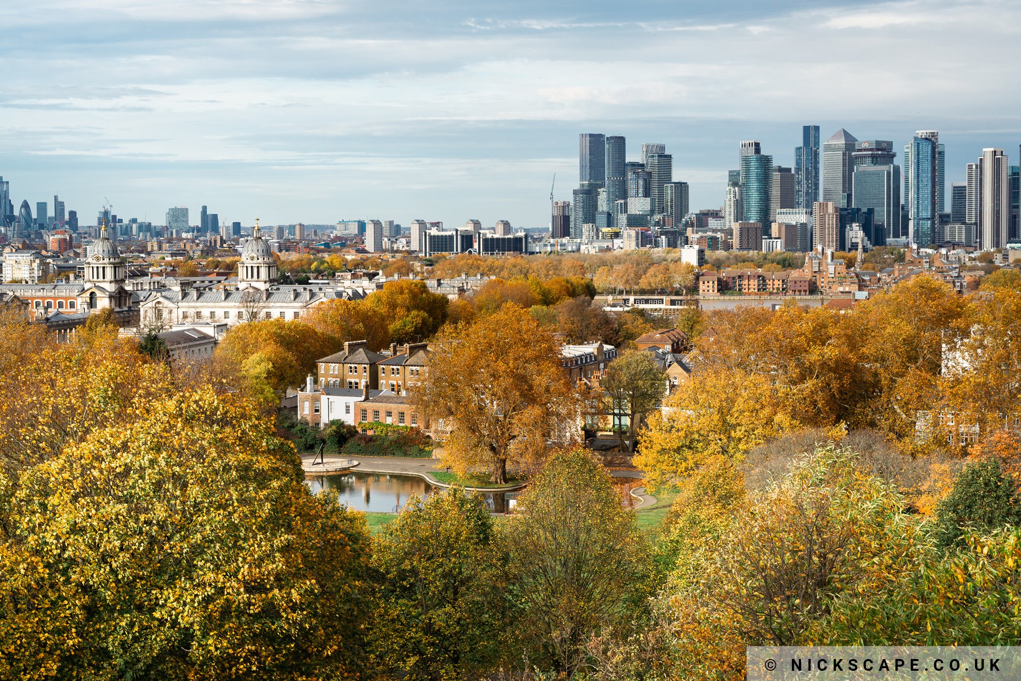 London from Greenwich Park