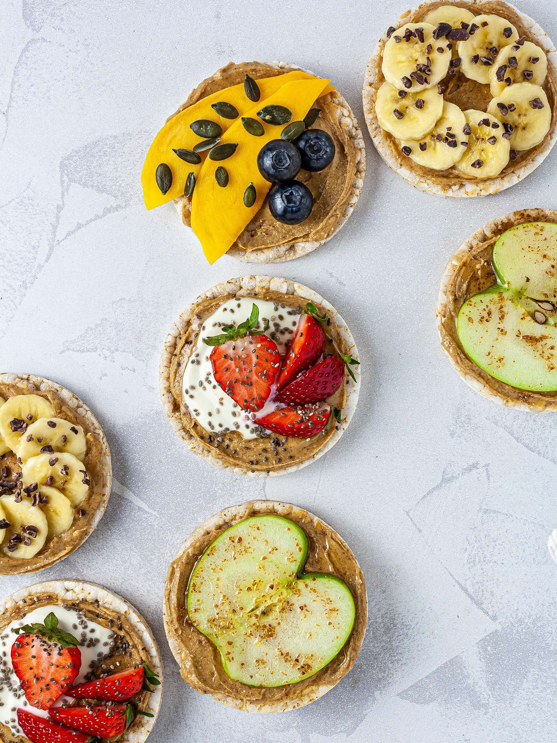 Almond Butter Rice Cakes