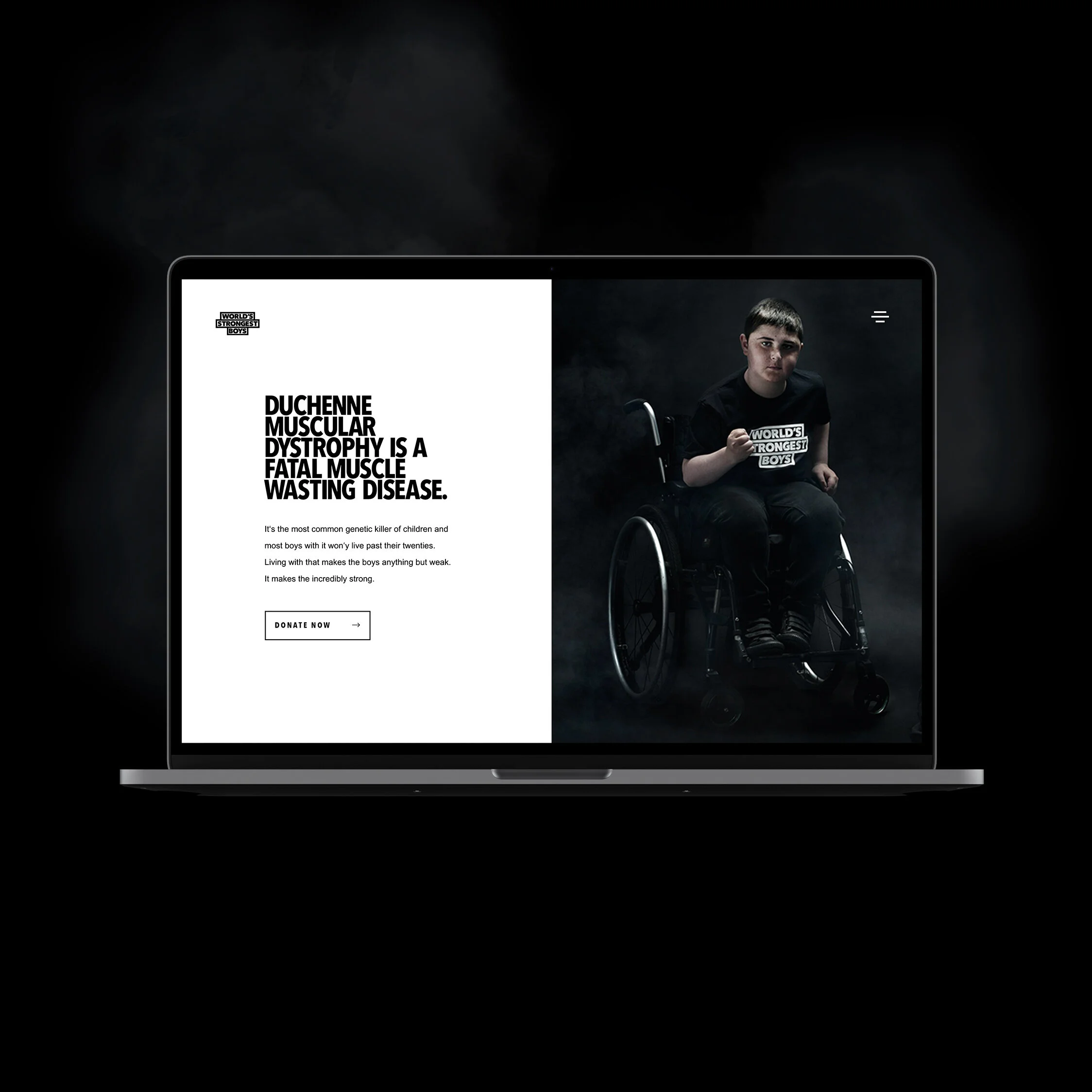 Duchenne UK The World’s Strongest Boys Campaign / Branding / Design