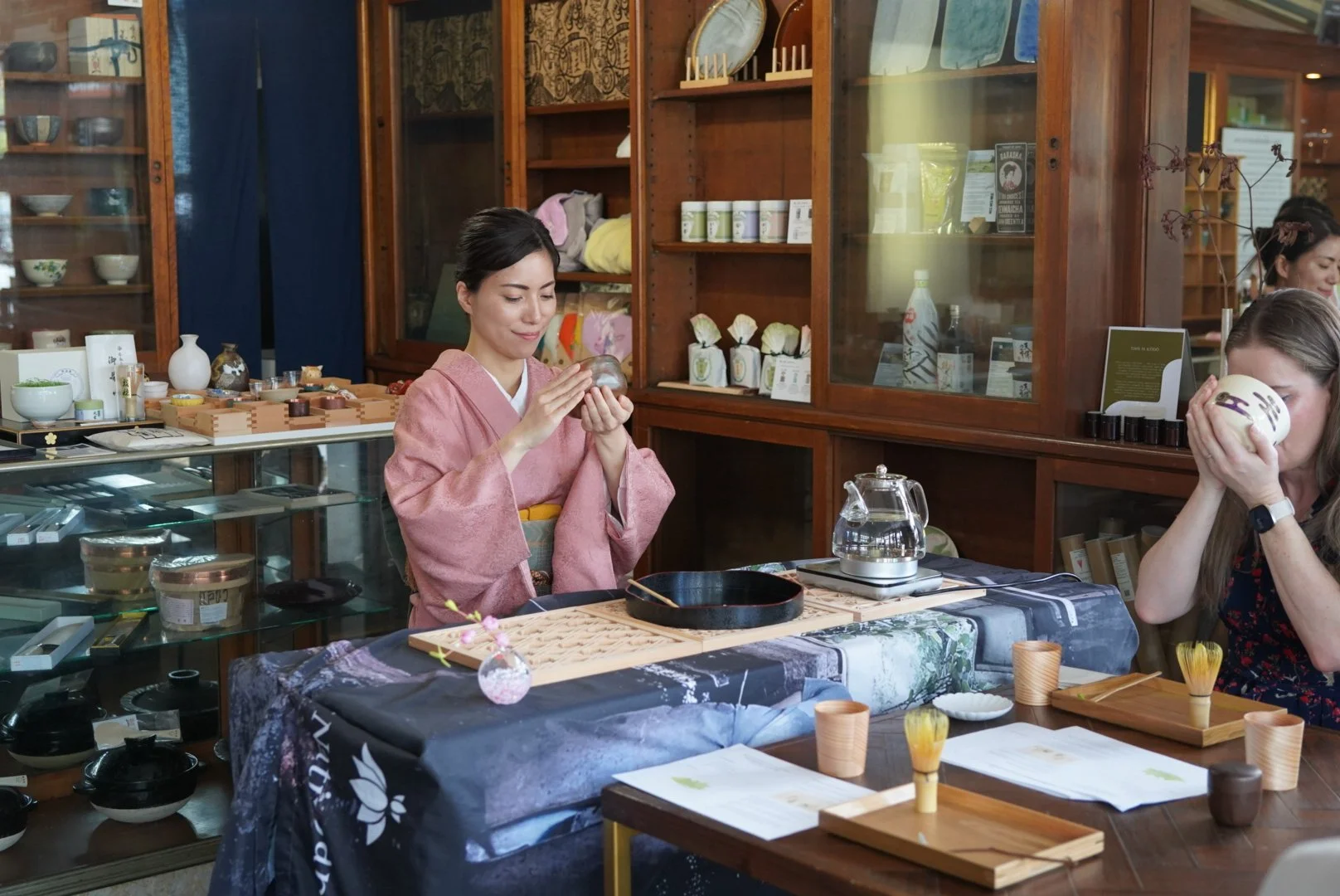 Japanese Tea Ceremony Etiquette with Moriko Wagashi & Waseian