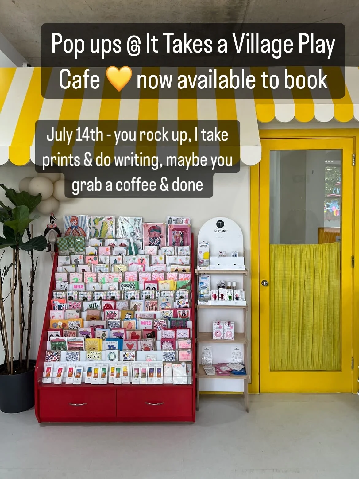 I’ll be doing pop up prints @ittakesavillage.playcafe on Monday 14 July. Rock up, I do prints & any writing you want on these items. Book now on my website to secure your spot. 
For baby prints, toddler prints, sibling prints. Footprints a