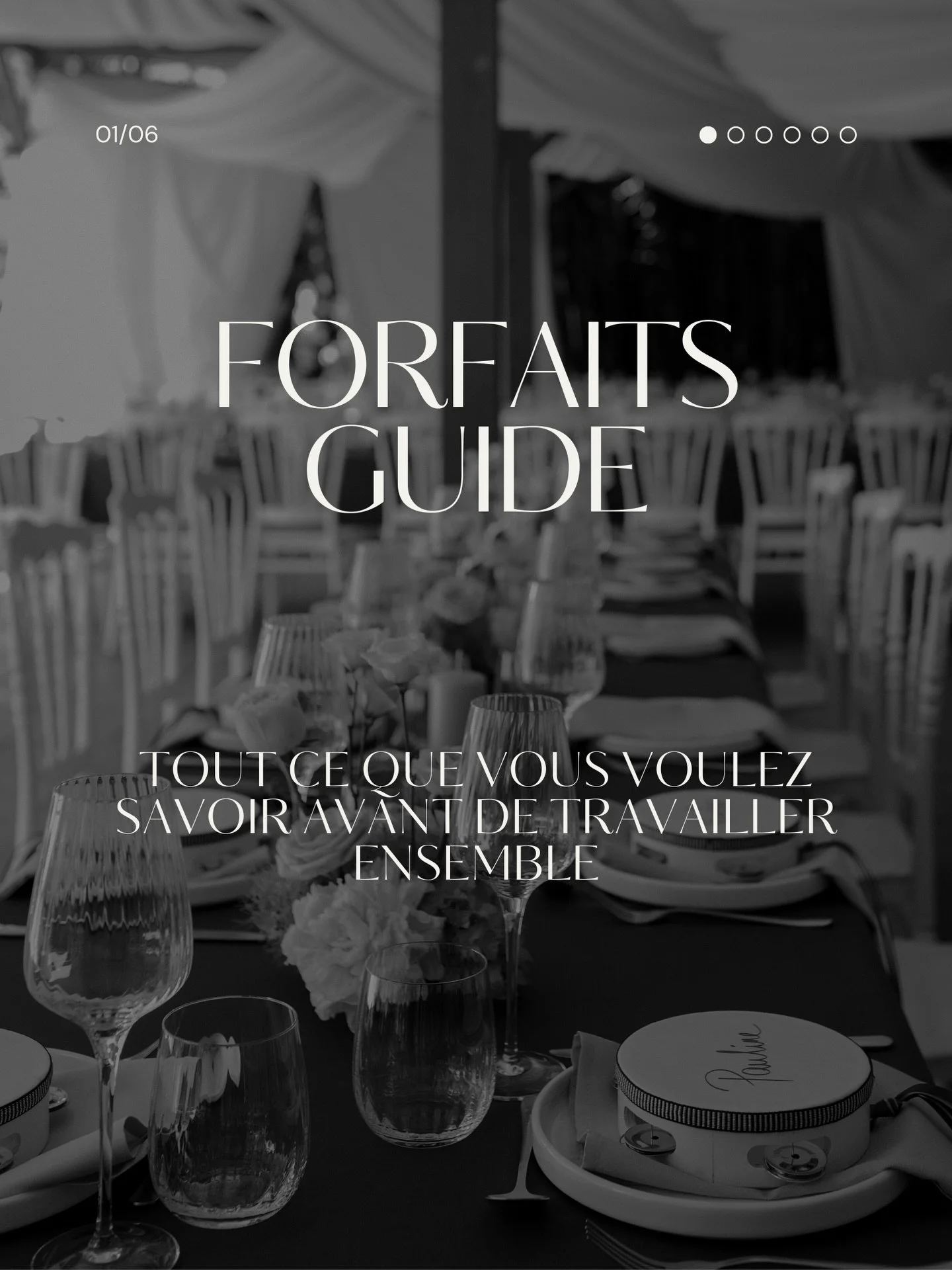 Tu te sens un peu perdue avec la d&eacute;co de ton mariage ? Trop d&rsquo;id&eacute;es, trop d&rsquo;inspirations, et tu ne sais plus quoi d&eacute;l&eacute;guer ni par o&ugrave; commencer ?
Ce carrousel te pr&eacute;sente mes nouvelles prestations,