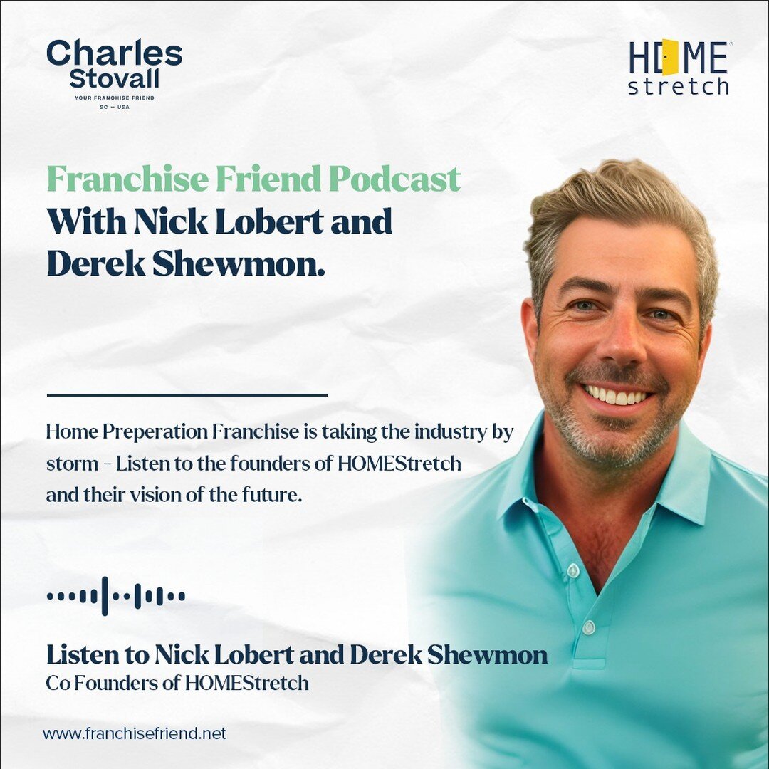 New Podcast Alert! Interview with the Founders of HOMEstretch Franchise! #RealEstate #Franchises

Thinking of joining the booming home improvement industry? This week on Your Franchise Friend Podcast, we sit down with the visionary founders of HOMEst