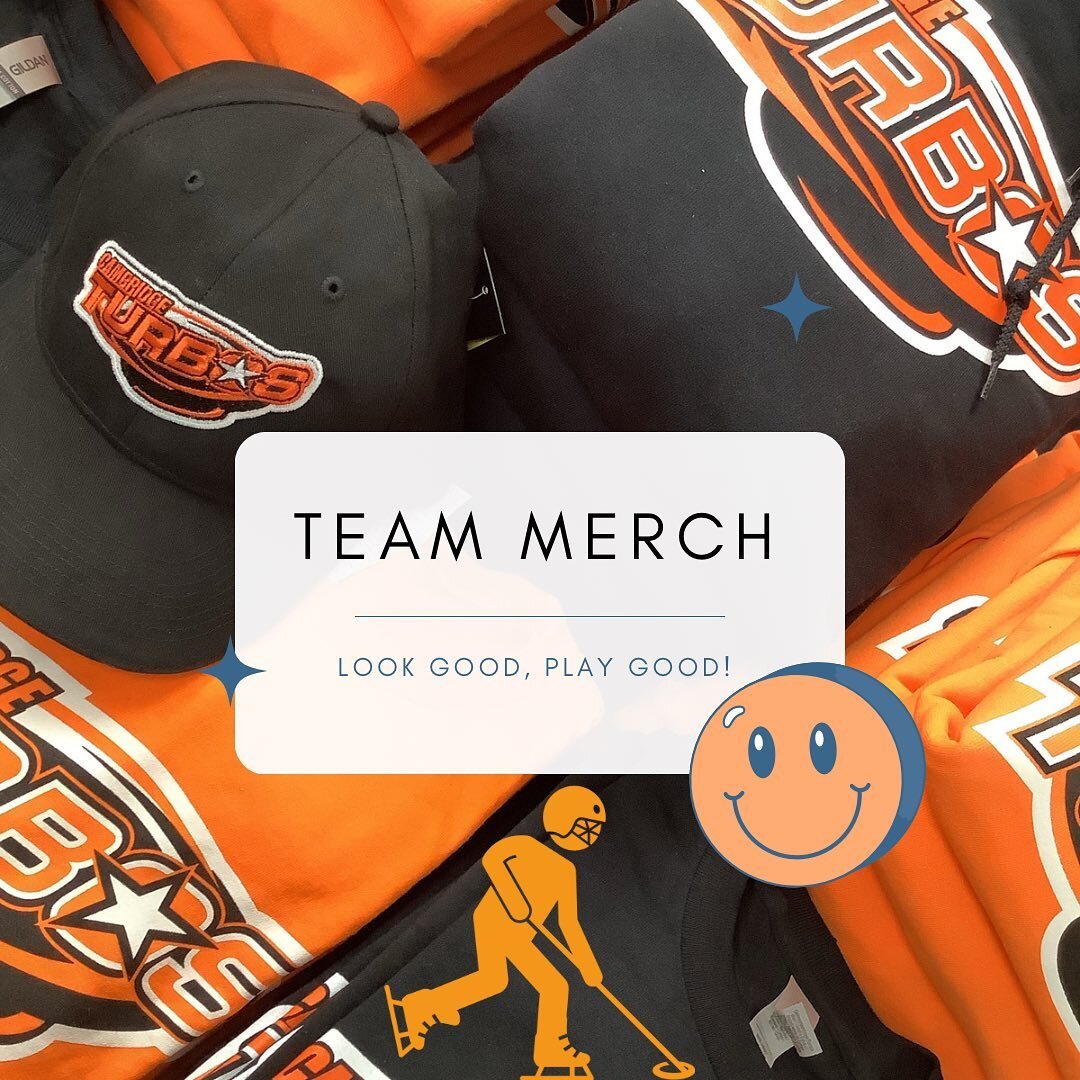 Team merch is a great way to show your team spirit while looking fresh. Loved working with @cambridgeturbos.  #ringette #customapparel  #screenprinting #embroideredhats #londonontario #spiritwear #smallbusinesscanada #jattbranding