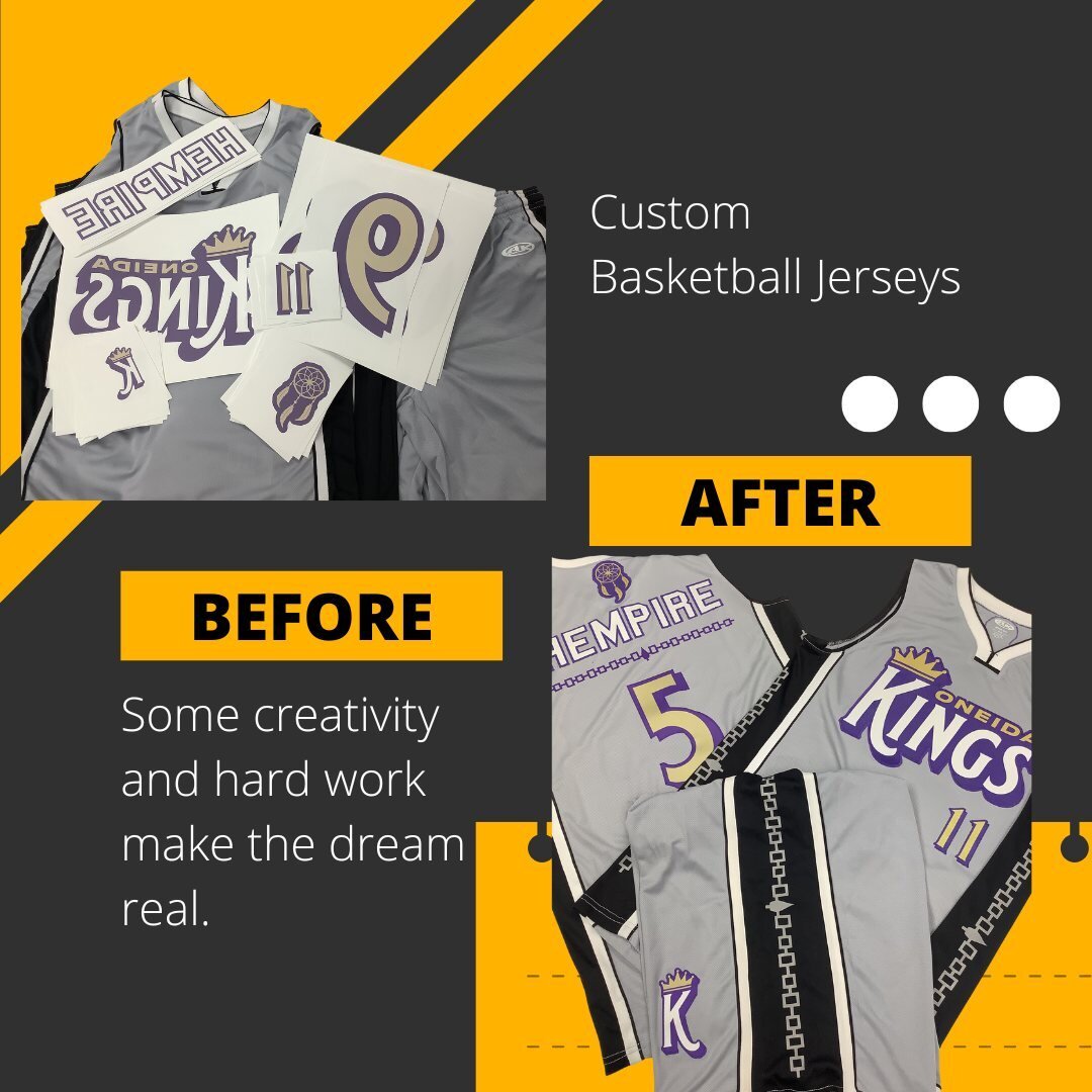 From our creative customer's mind to reality. Let your imagination go wild with your next custom basketball uniforms.

 #basketballuniforms #uniformlove #customjerseys #customuniforms #smallbusiness