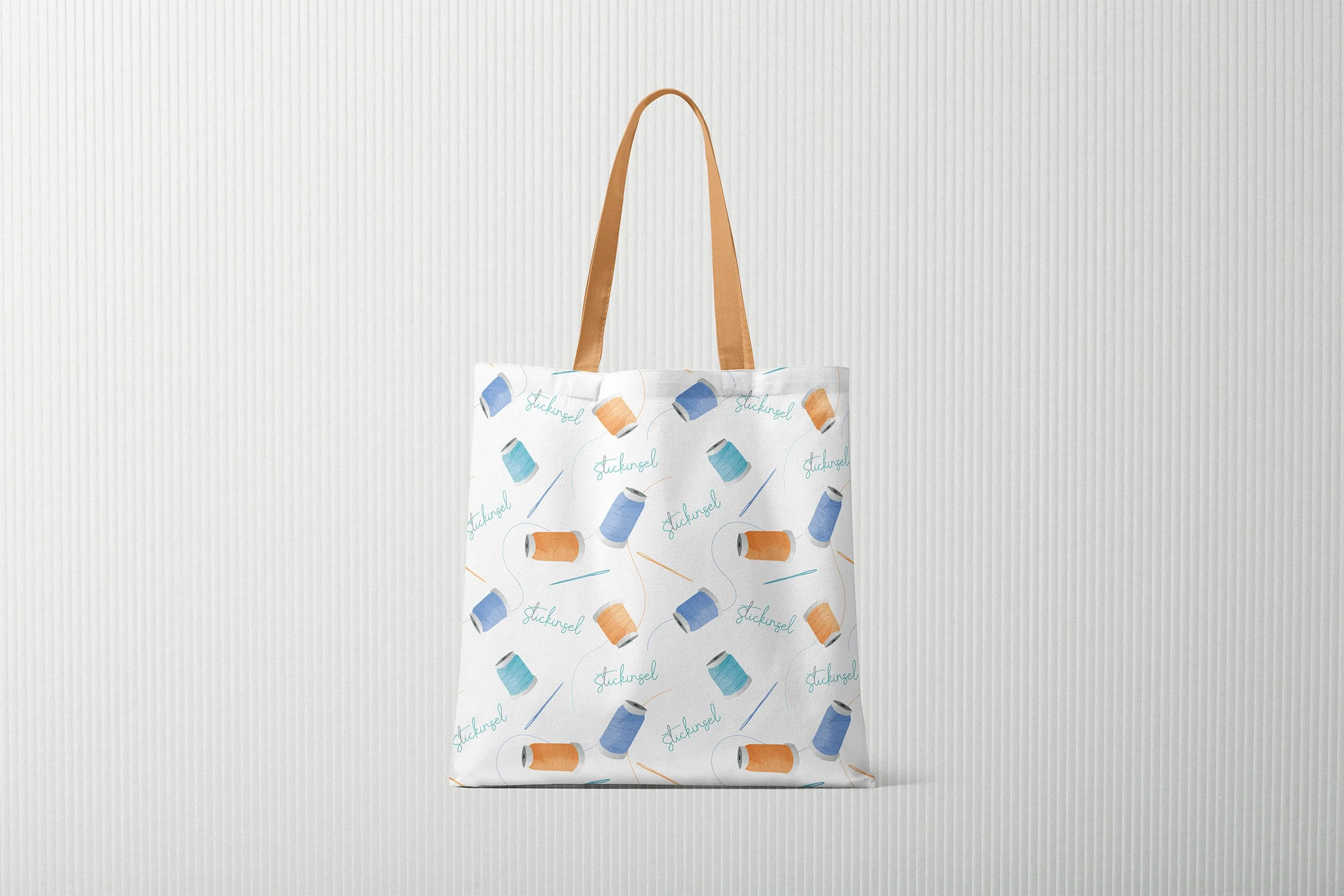 Primary brand pattern on merchandise