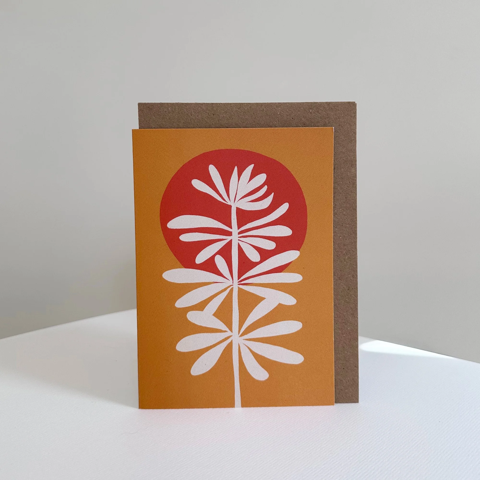 Abstract Floral Greeting Card (A6)