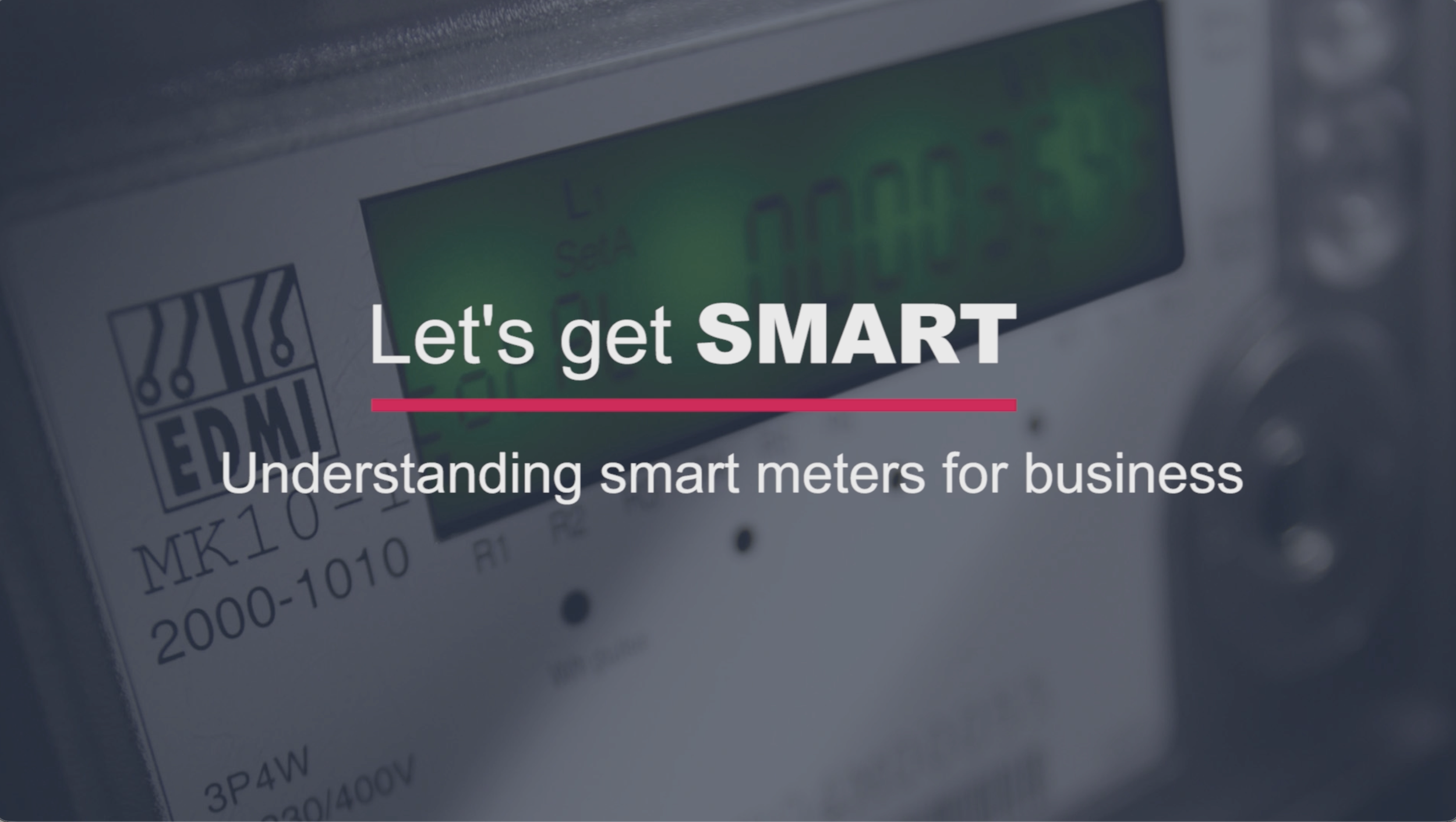 Smart meter educational video