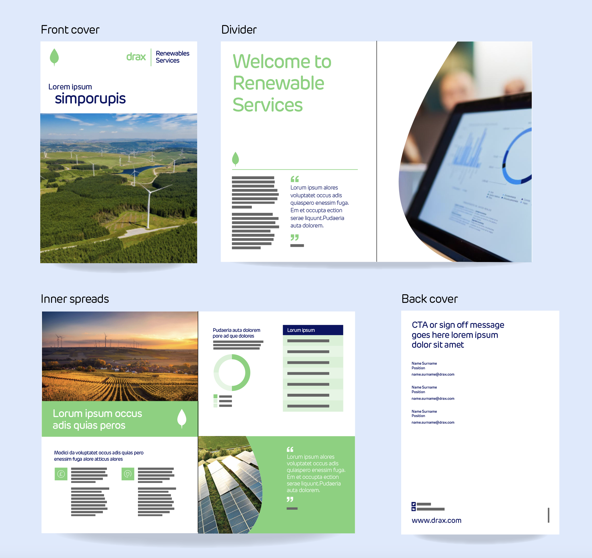 Brochure template - renewables