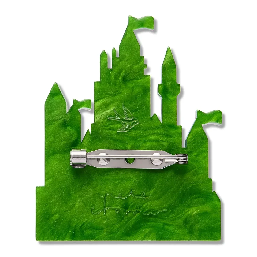 Erstwilder In a Land Far Away bonus brooch in green castle colourway from the Fairy Tales Part 2 collection