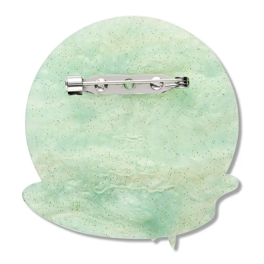 Erstwilder Once and Future Brooch from the Pete Cromer Fairy Tales Part 2 collection, a colourful sword-in-the-stone inspired resin brooch for thoughtful gifting.