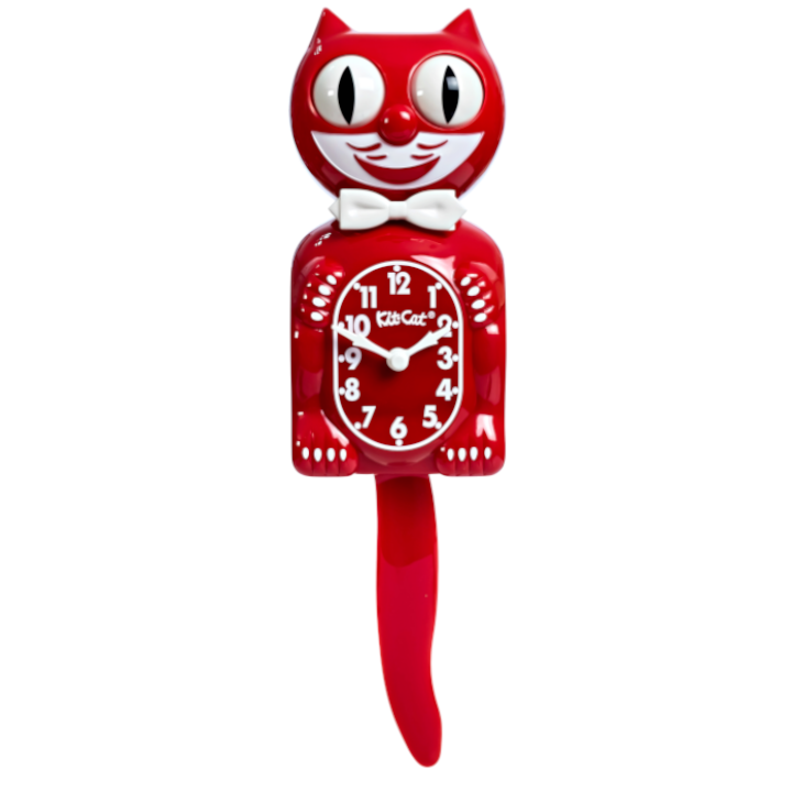 Classic Red Kit-Cat Klock