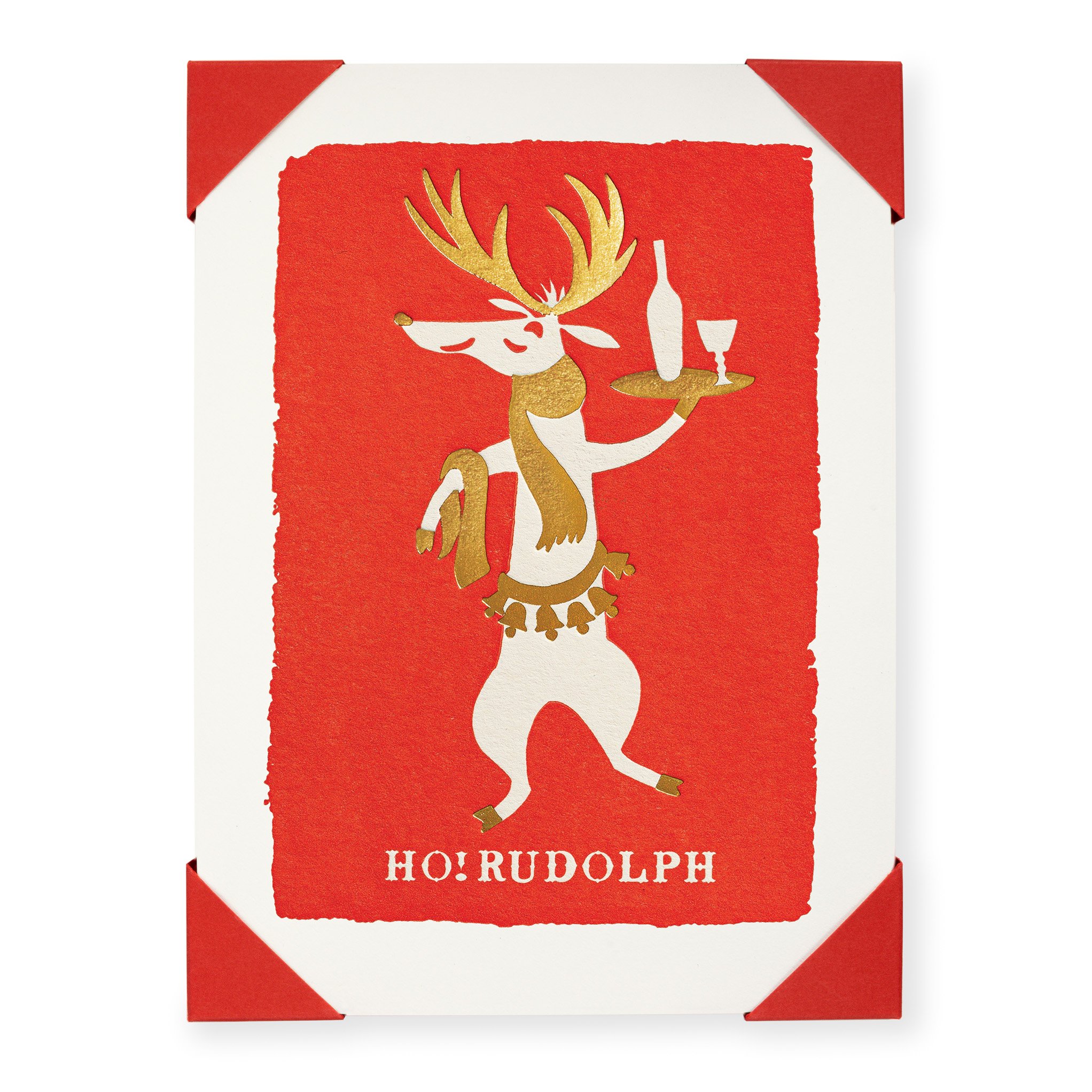 Rudolf Christmas Card by Archivist, featuring fun festive design, available at Goosebump.live in Hong Kong