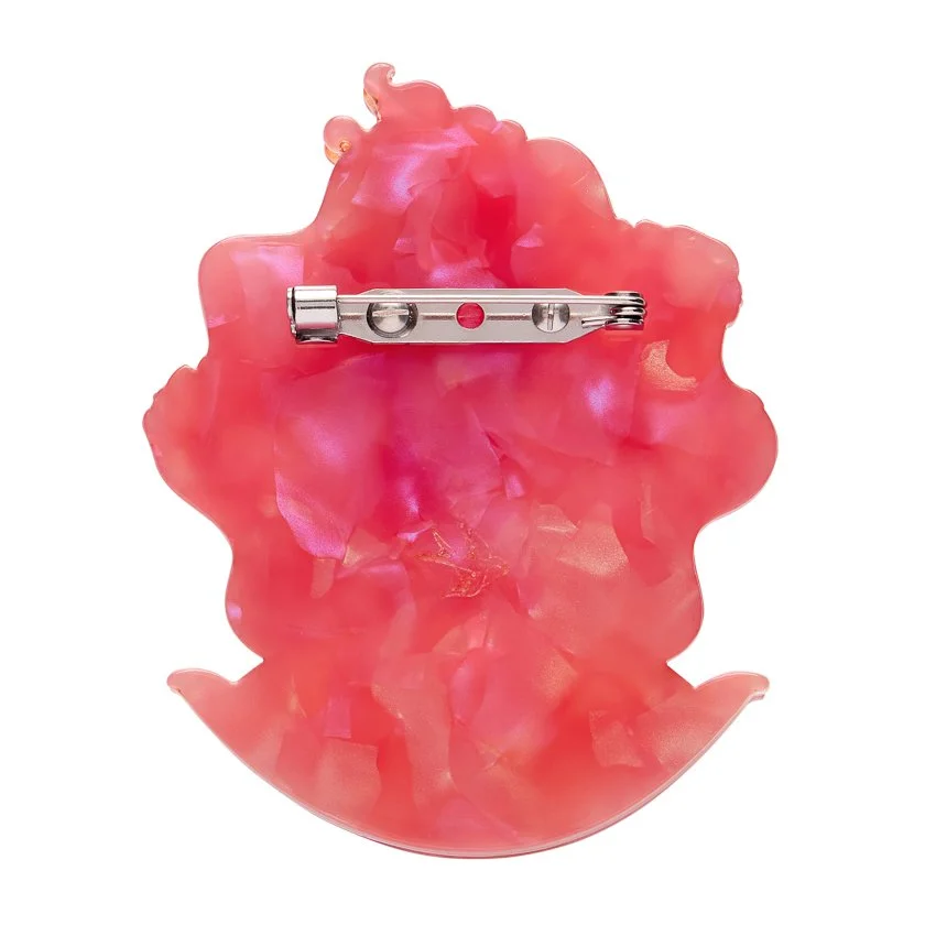 Erstwilder Aphrodite Rising Brooch inspired by Greek mythology, handcrafted resin brooch with elegant feminine design