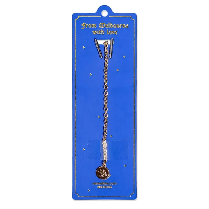 Erstwilder Fairy Tales Bookmark from the Pete Cromer Fairy Tales Part 2 collection, a gold-plated storybook-inspired bookmark for book lovers and thoughtful gifting.